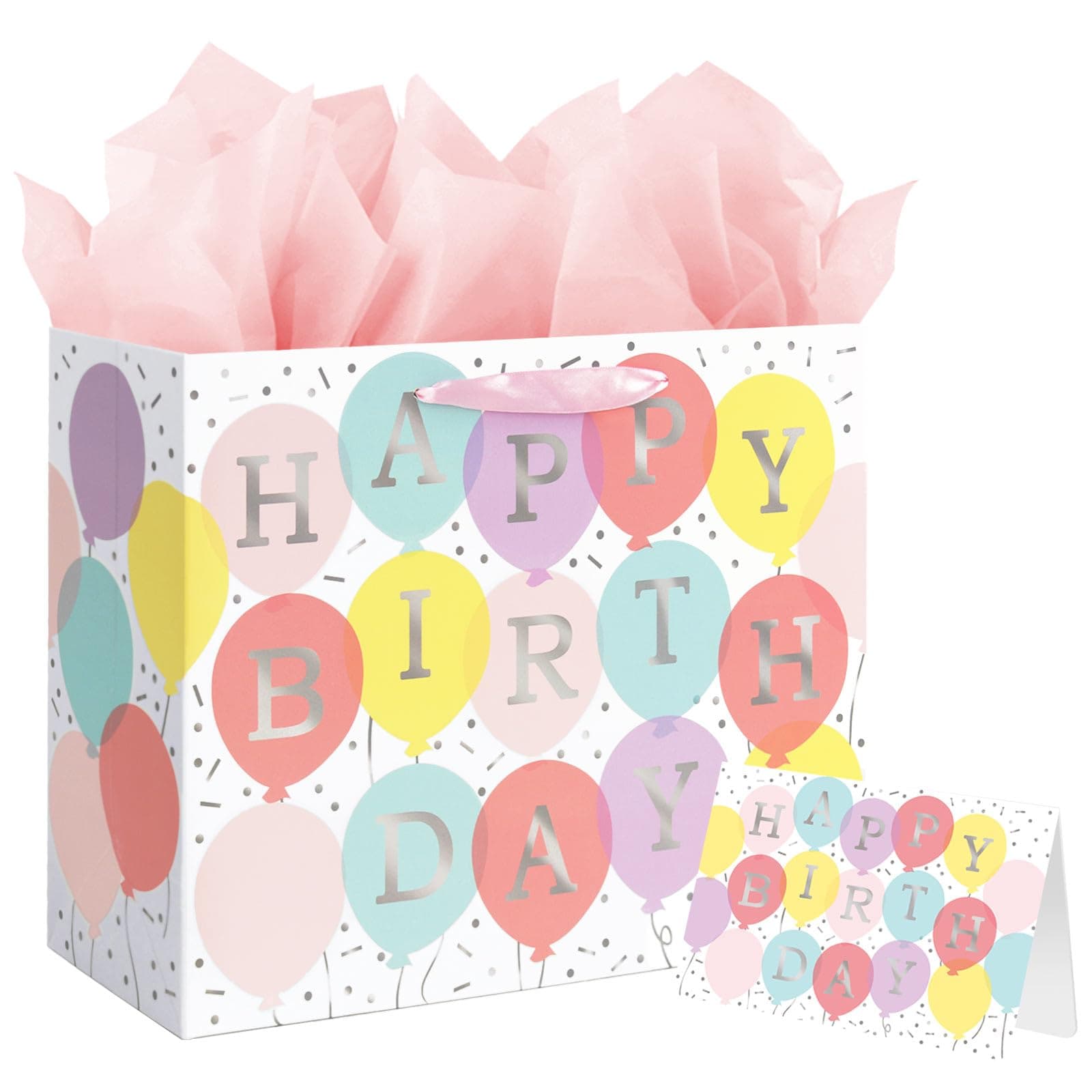 13" Large Happy Birthday Gift Bag