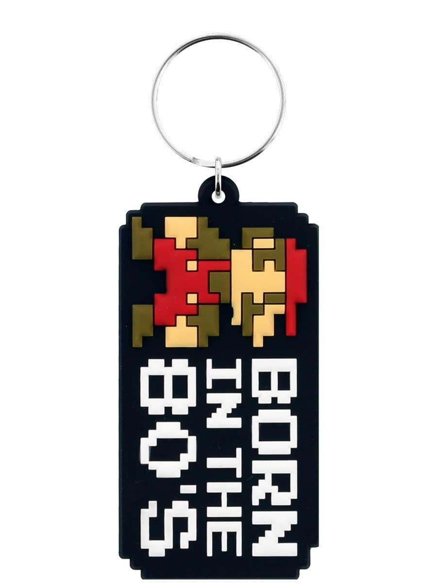 Pyramid International Super Mario Bros. (Born In The 80'S) Rubber Keychain /Merchandise