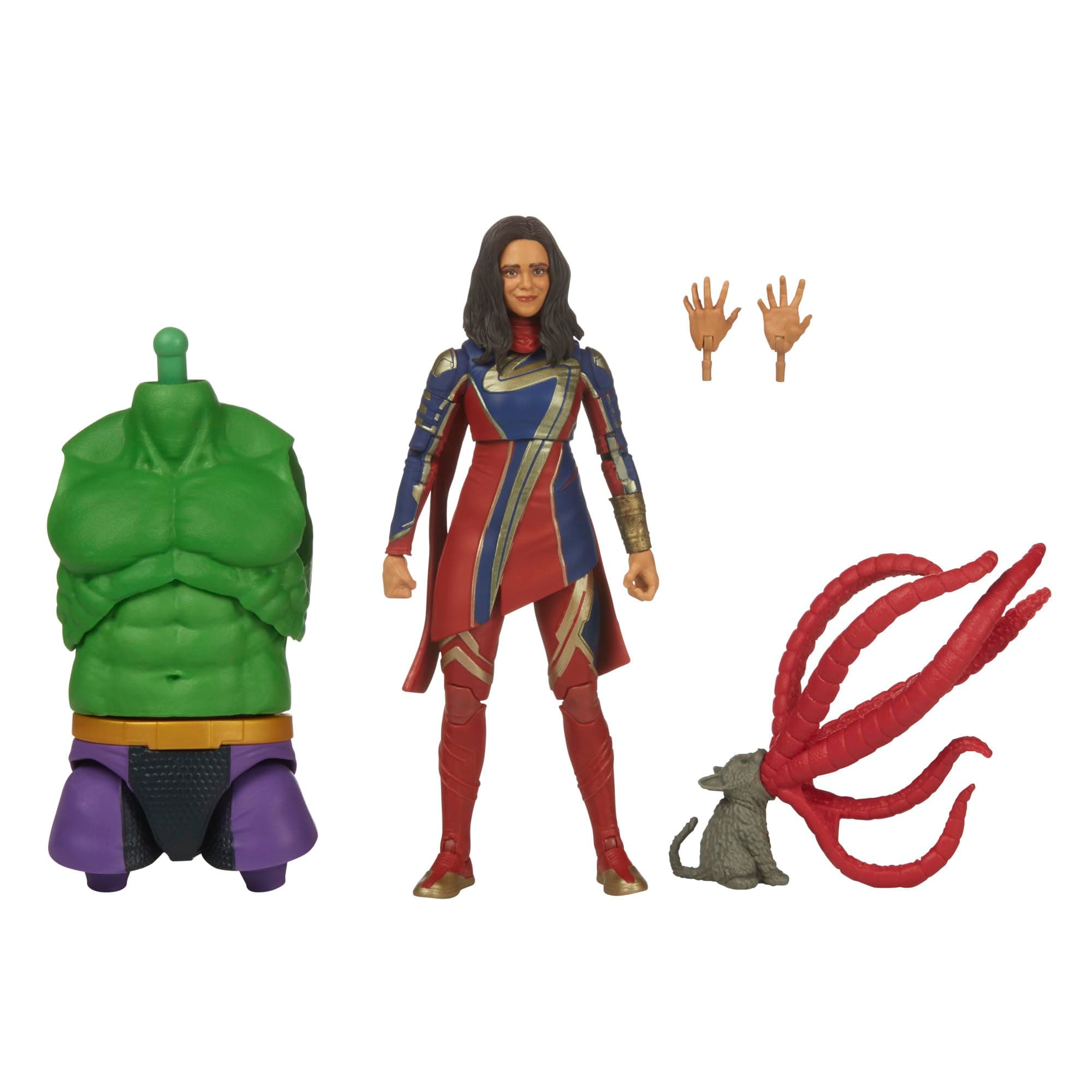 Legends Series Ms. Marvel, The Marvels 6-Inch Collectible Action Figures, Toys for Ages 4 and Up