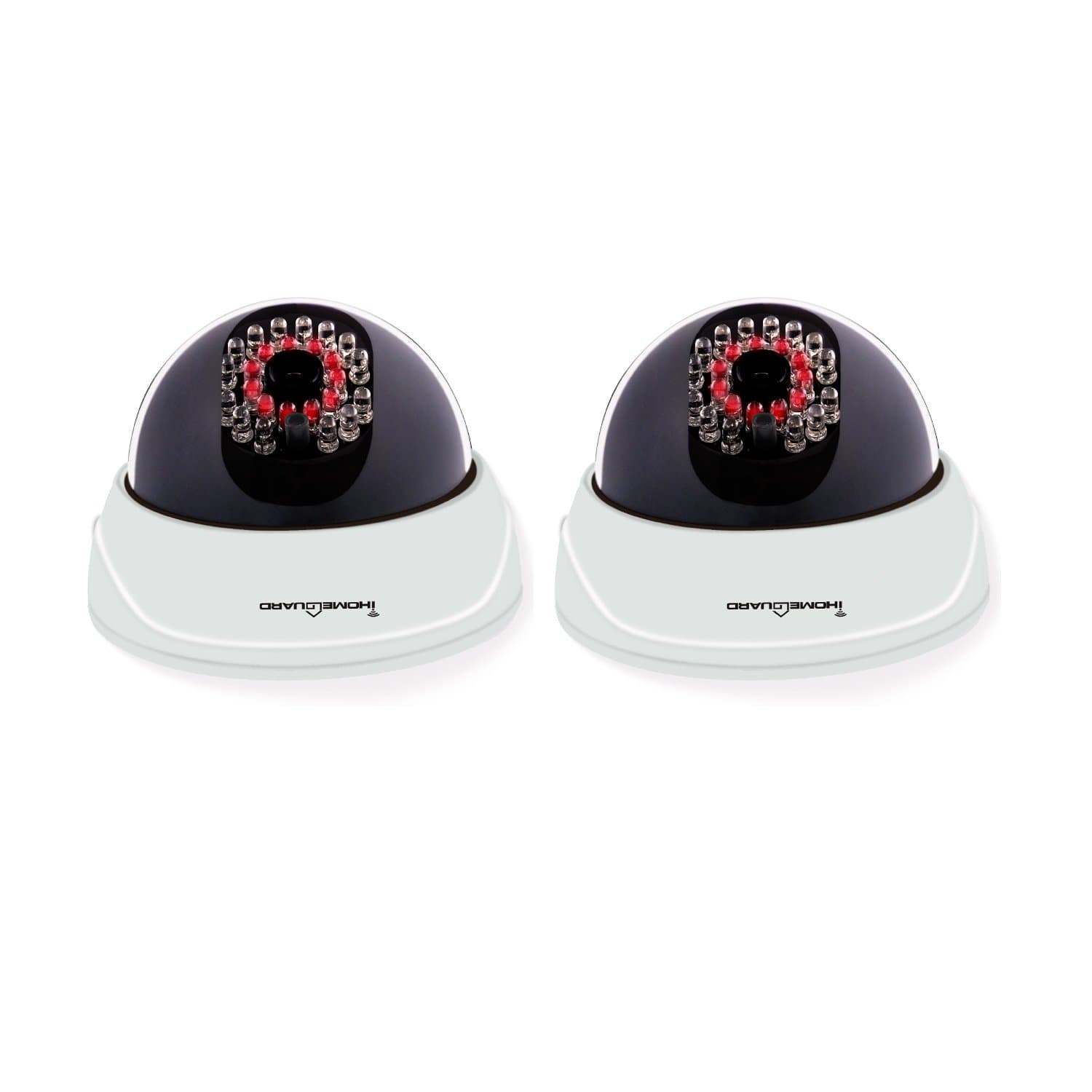 2 Pack Dummy Surveillance Camera Fake Outdoor Indoor Dome Camera for CCTV Security System