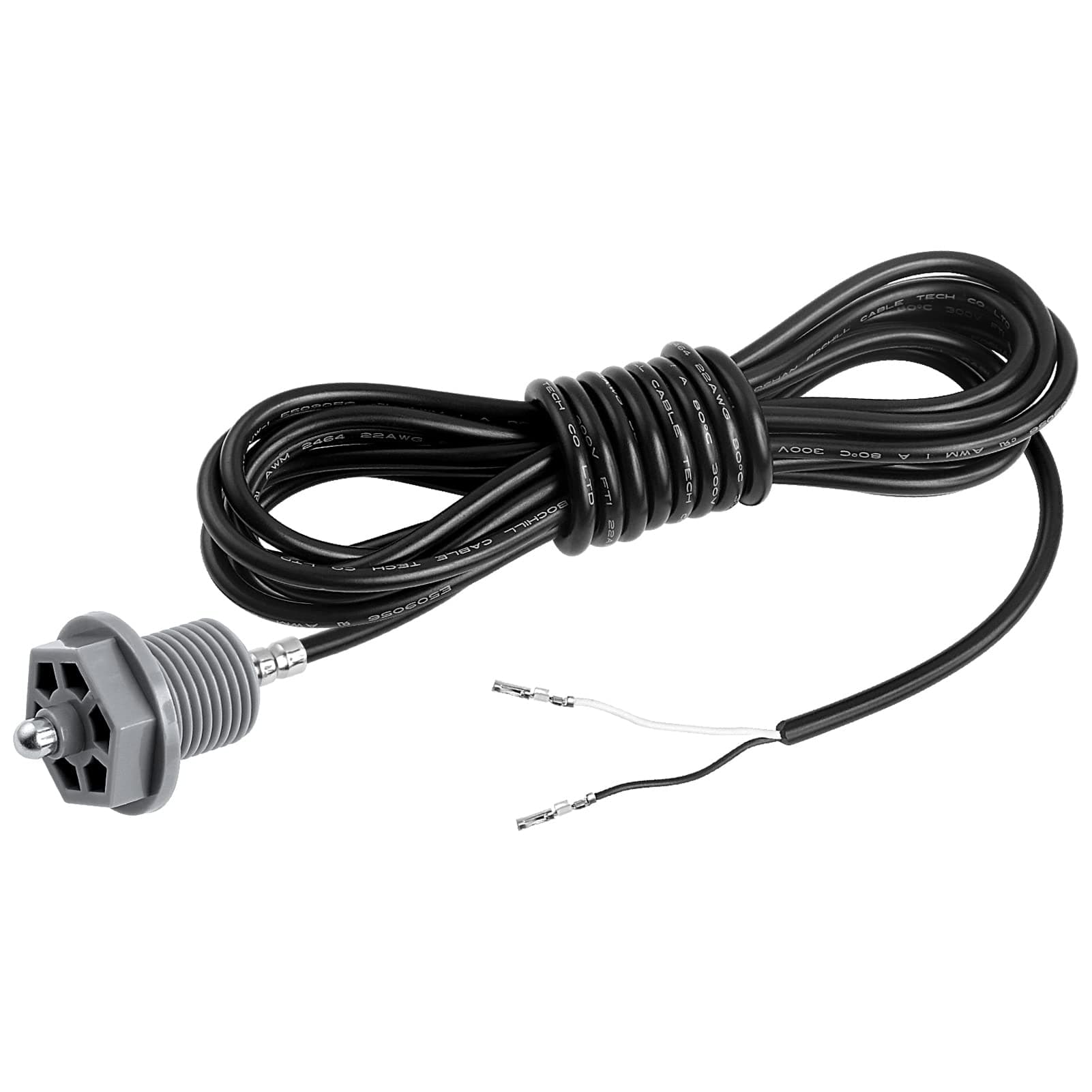 Temperature Sensor for Sundance Spa and Jacuzzi Hot Tub, Heat Temp Sensor for Jacuzzi and Sundance Spas Hot Tub Replace Part# 6600-167, 12' with Box End Connector and 6540-228 O-Ring