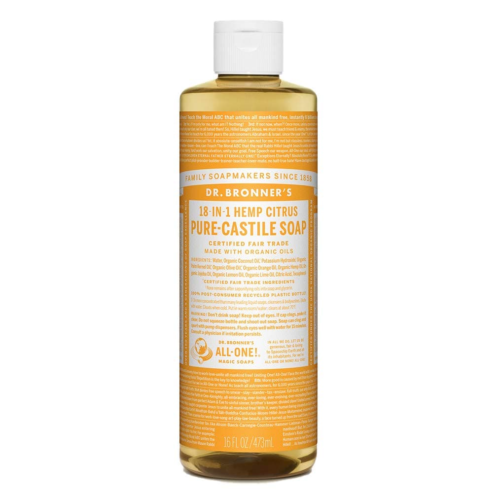 Pure-Castile Liquid Soap - Citrus - 16 Ounce