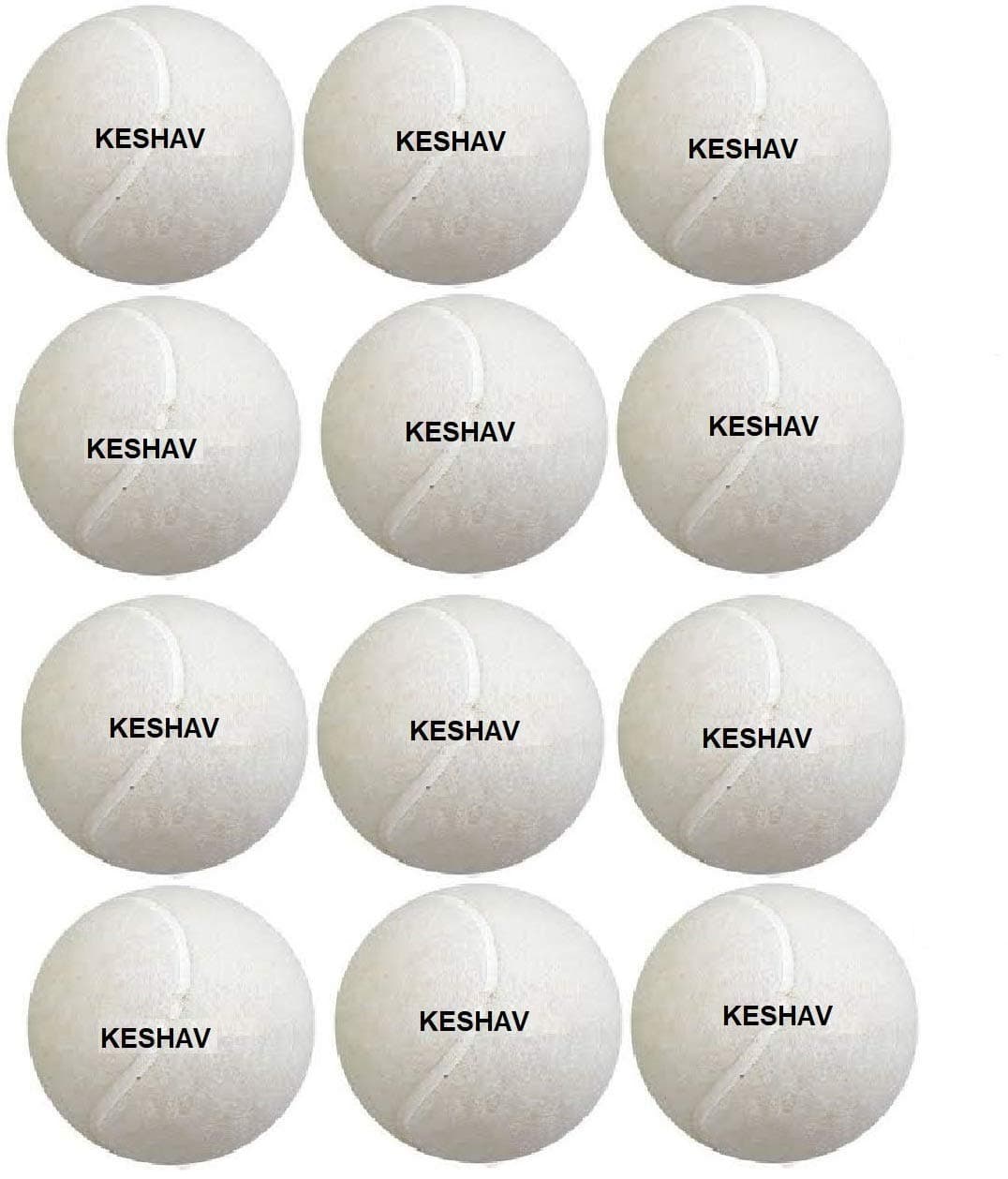 NC Rubber Tennis/Cricket Ball (White)