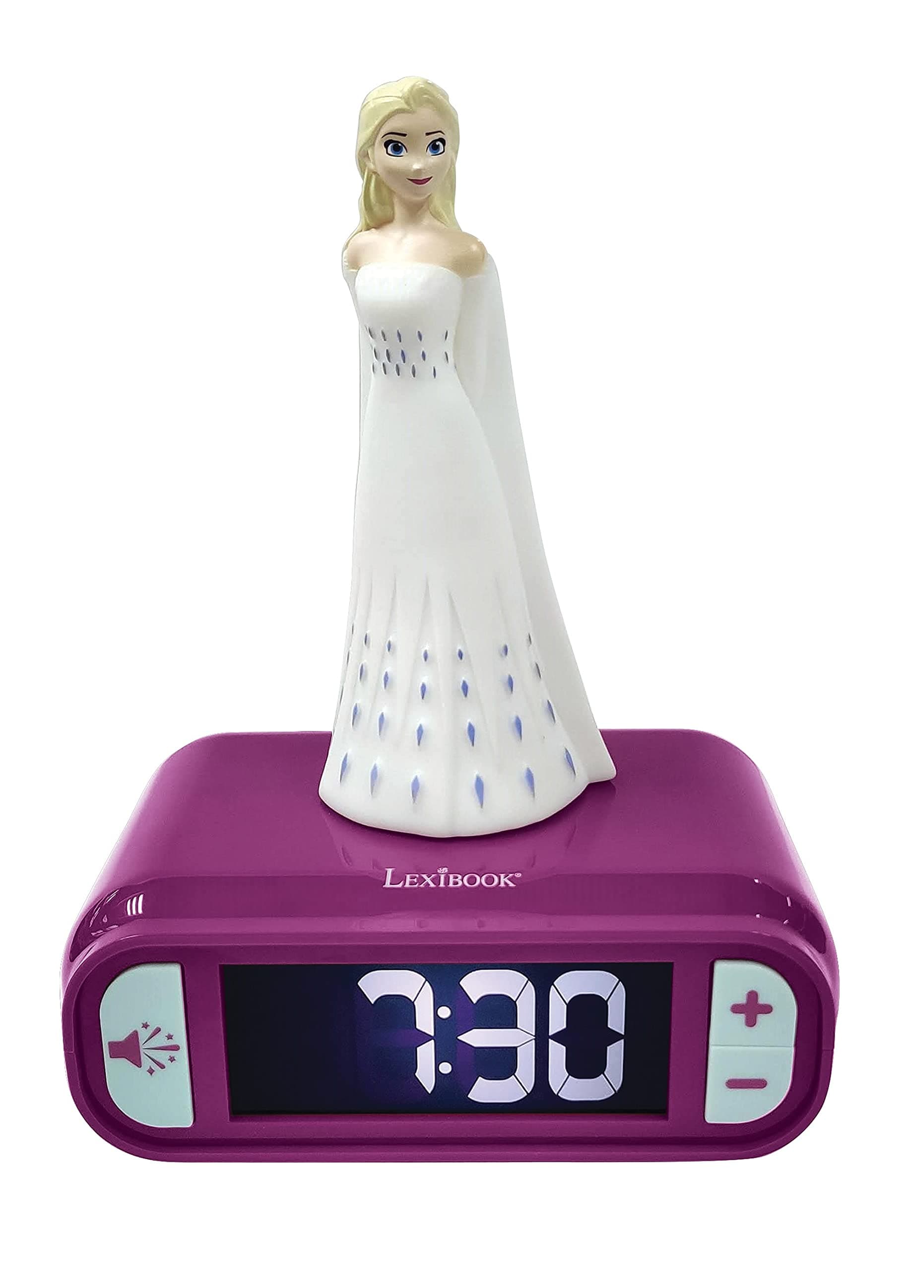 LEXIBOOK Elsa Frozen 2 Nightlight Alarm Clock