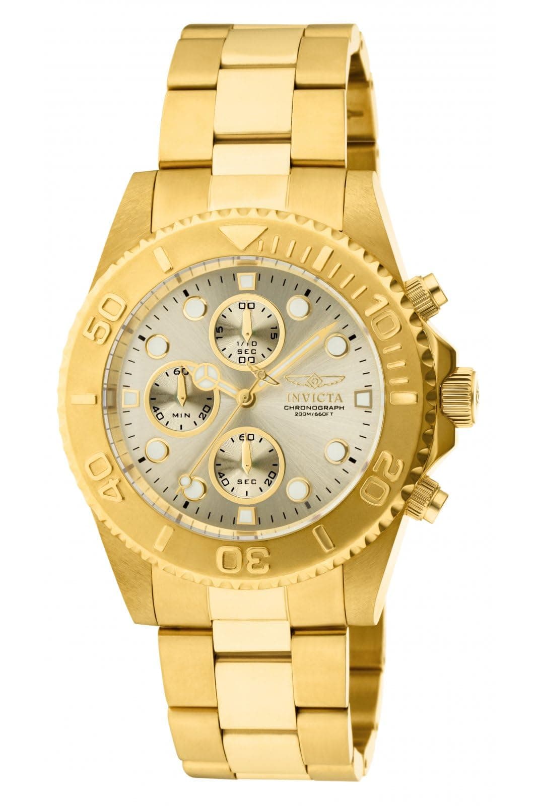 Invicta Pro-Diver Analog Gold Dial Men's Watch-1774