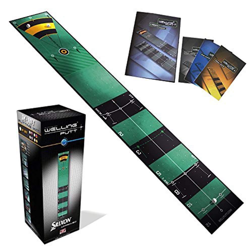 WellPutt Putting Mat, 13 Foot, Training Book Includes More Than 50 Training Exercises