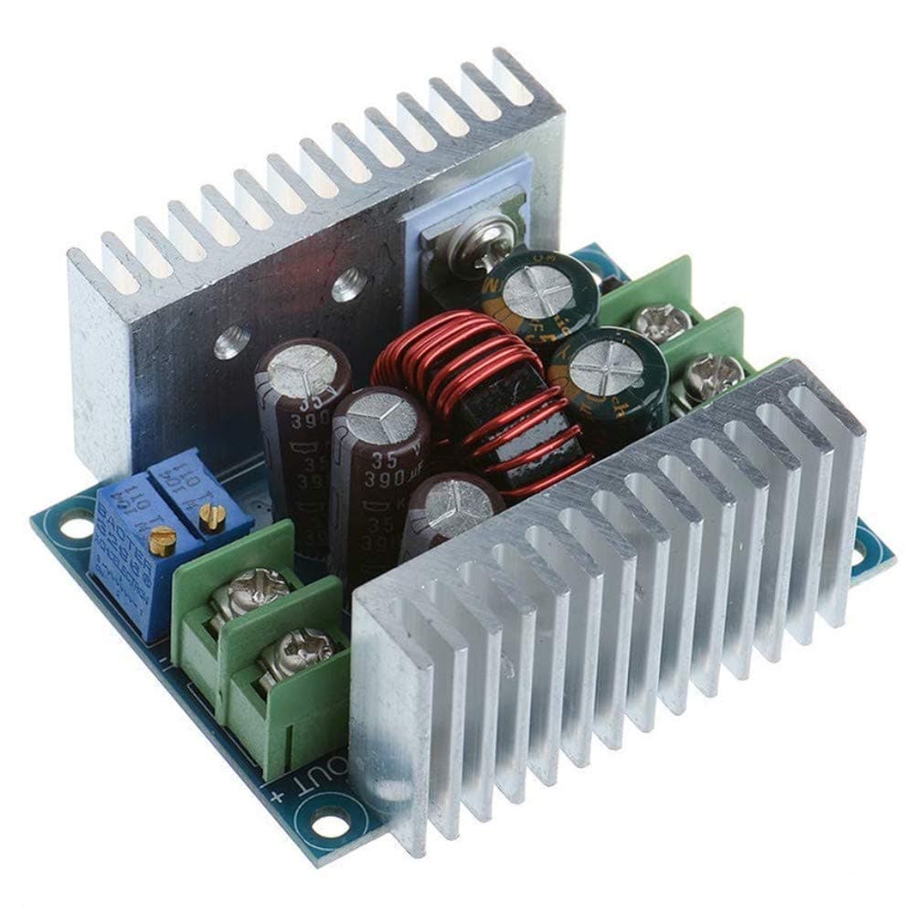Anmbest CC CV Constant Current Buck Converter Module DC 6-40V to DC 1.2-36V Adjustable Step Down Voltage Regulator 20A 300W Power Supply Module with Short Circuit Protection Function