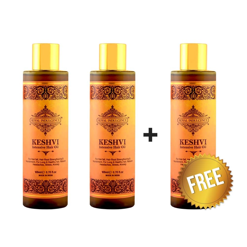 Keshvi Intensive Hair Oil, Multi-color, 100 ml (Pack of 3)