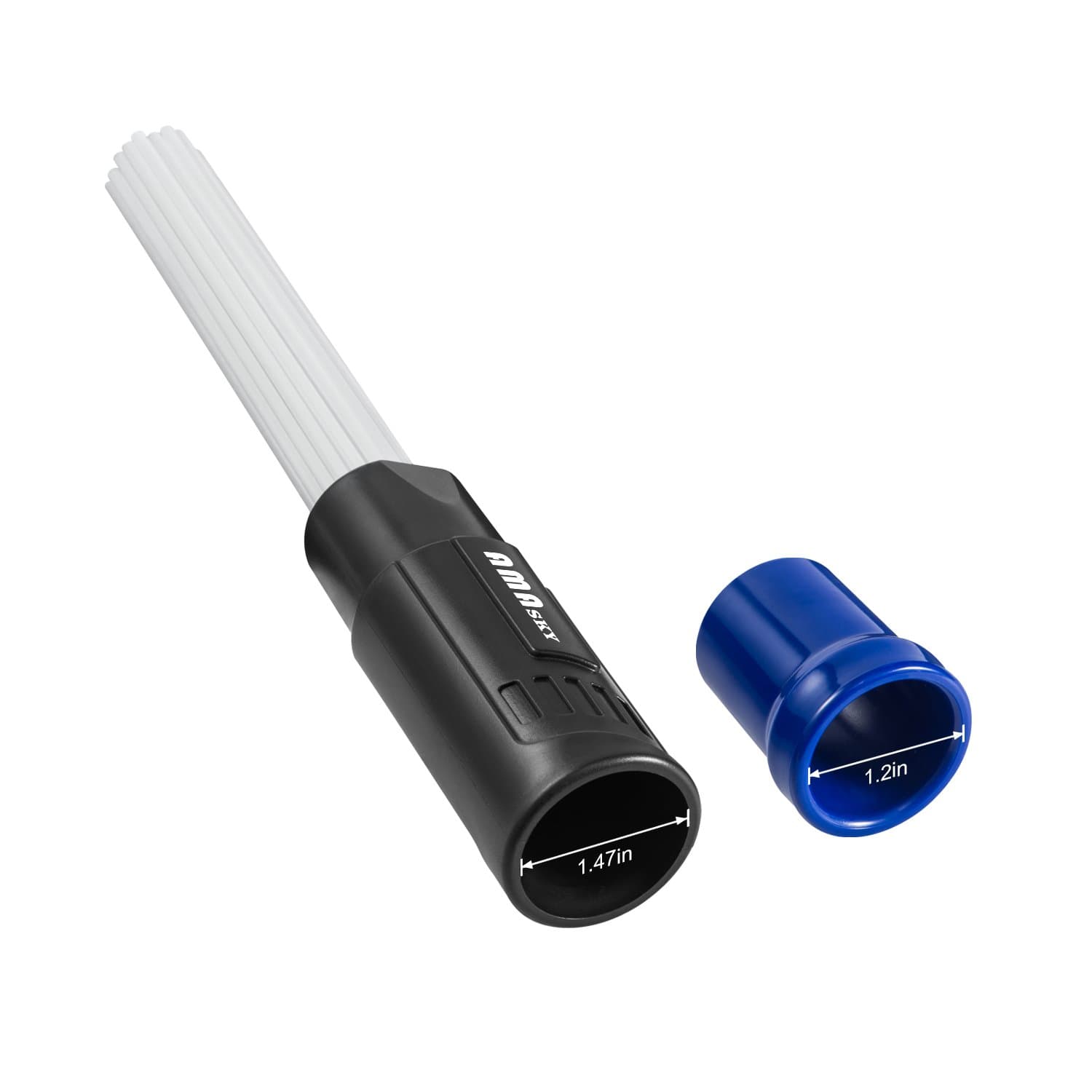 dust cleaner Vacuum Cleaner, AMASKY Universal Vacuum Attachment As Seen On TV, Perfect for Air Vents/Keyboards/Drawers/car/Tools/Crafts/Jewelry/Plants Dust Cleaning