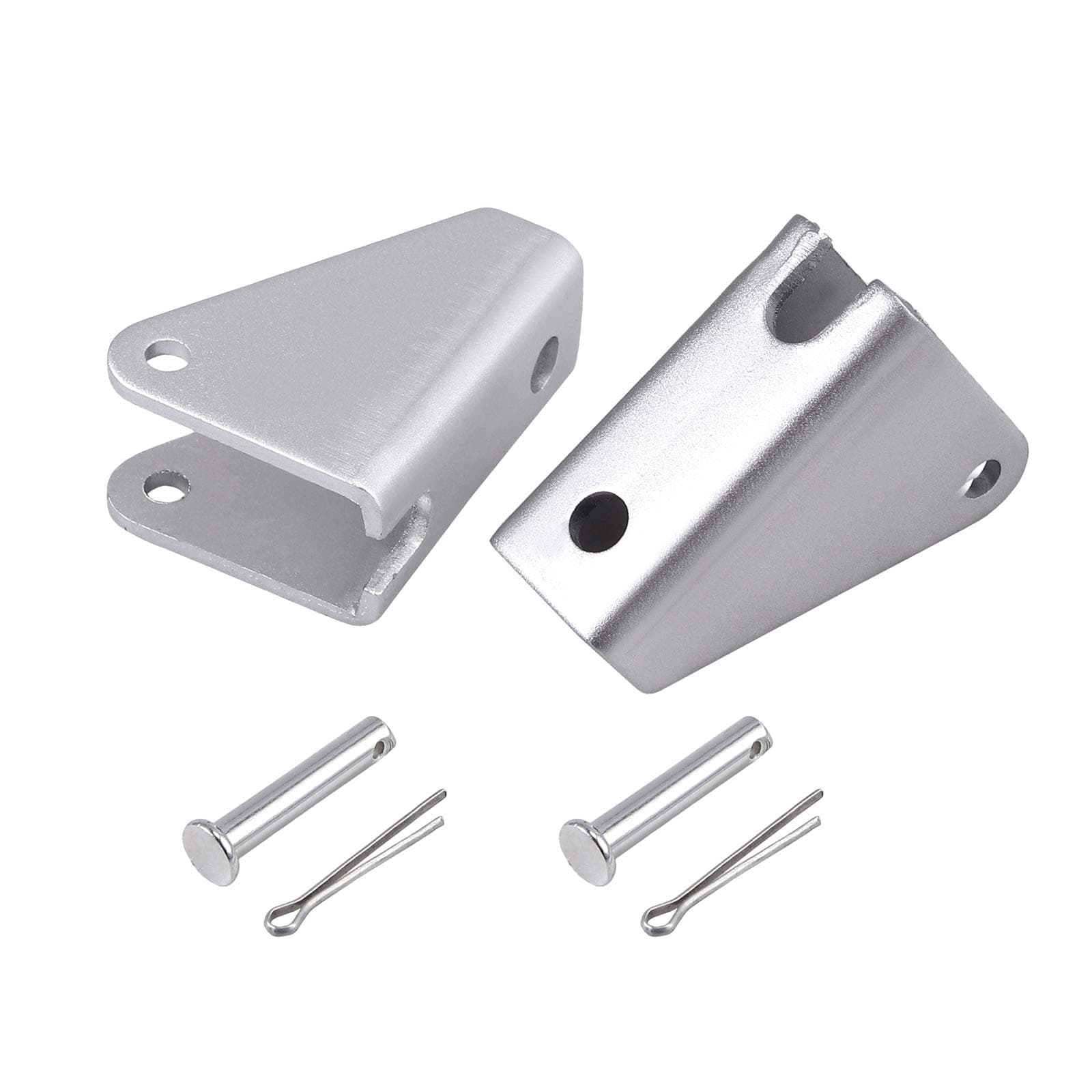 Justech 2PCs Mounting Brackets Stainless Steel for Heavy-Duty Linear Actuators-Silver