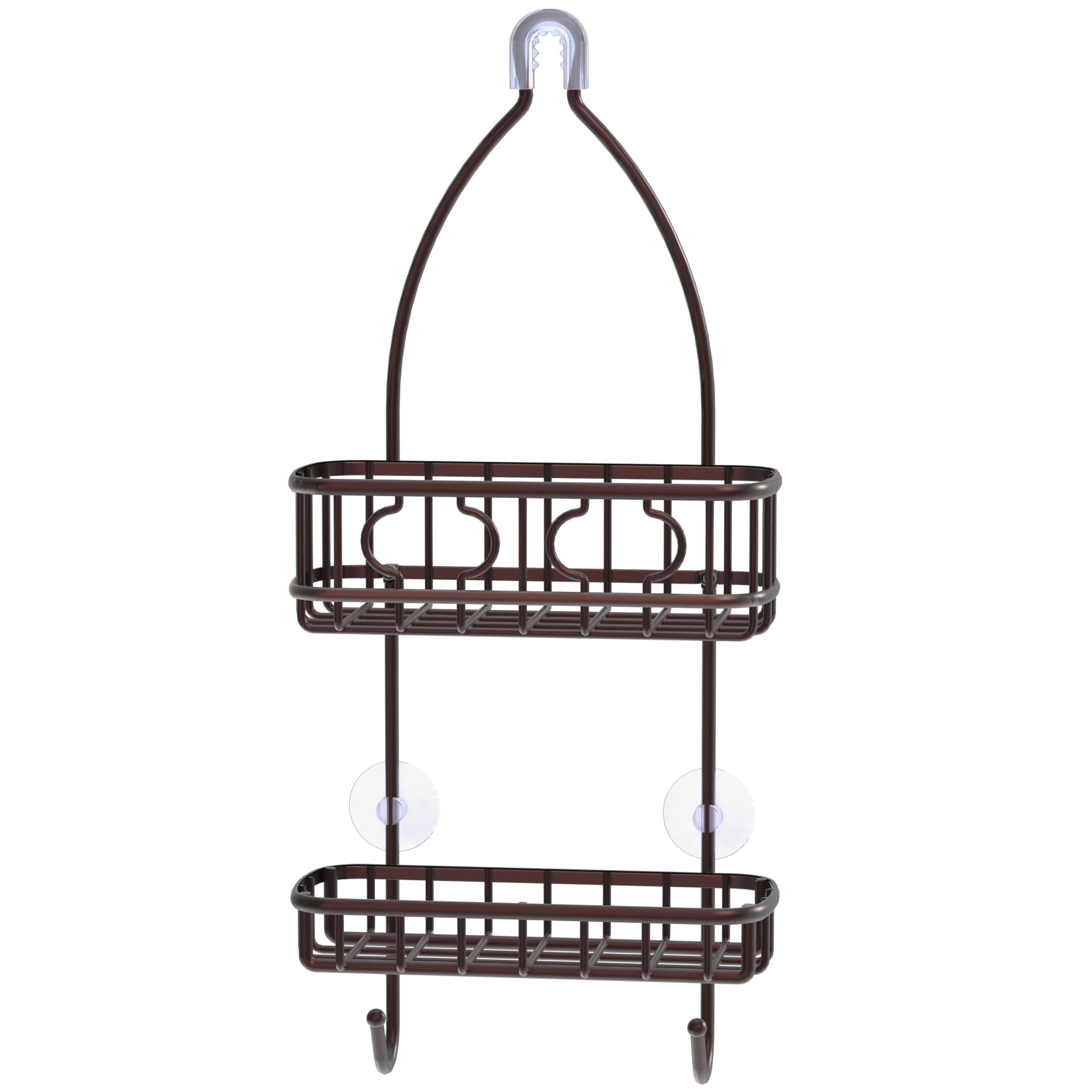 Simple Houseware Bathroom Hanging Shower Head Caddy Organizer, Bronze (22 x 10.2 x 4.2 inches)