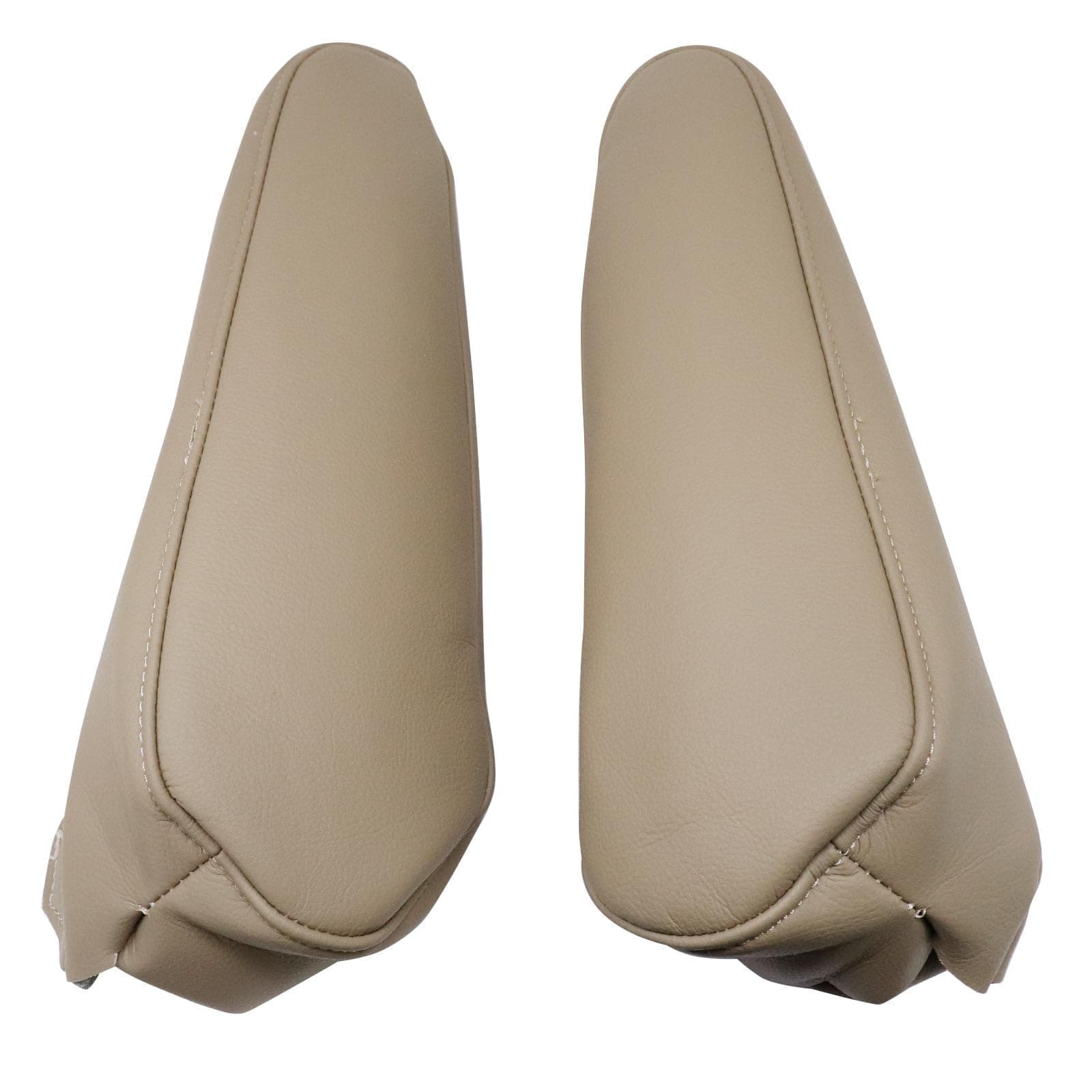 GXARTS Driver and Passenger Side Leather Front Seat Armrest Cover Tan Compatible with Toyota Land Cruiser 1998 1999 2000 2001 2002 2003 2004 2005 2006 2007