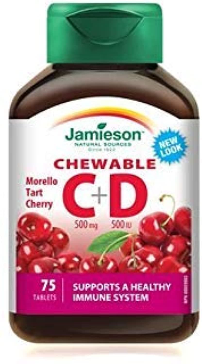 Jamieson Vitamin C & D- 500 Mg- 75 Tablets