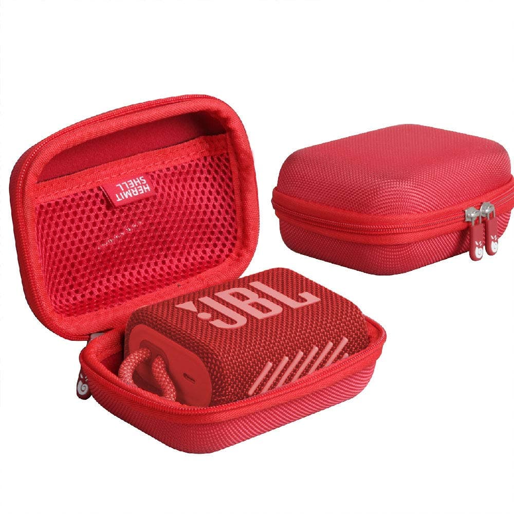 Hard Carrying Case for JBL Go 3/JBL Go 4 Portable Bluetooth Speaker (Red)