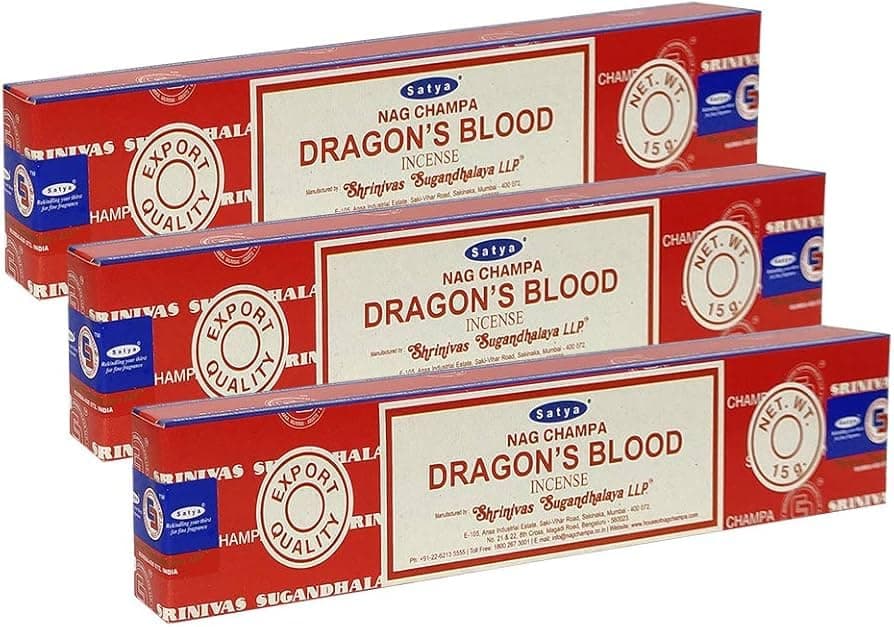 Satya Dragon Blood Incense Sticks