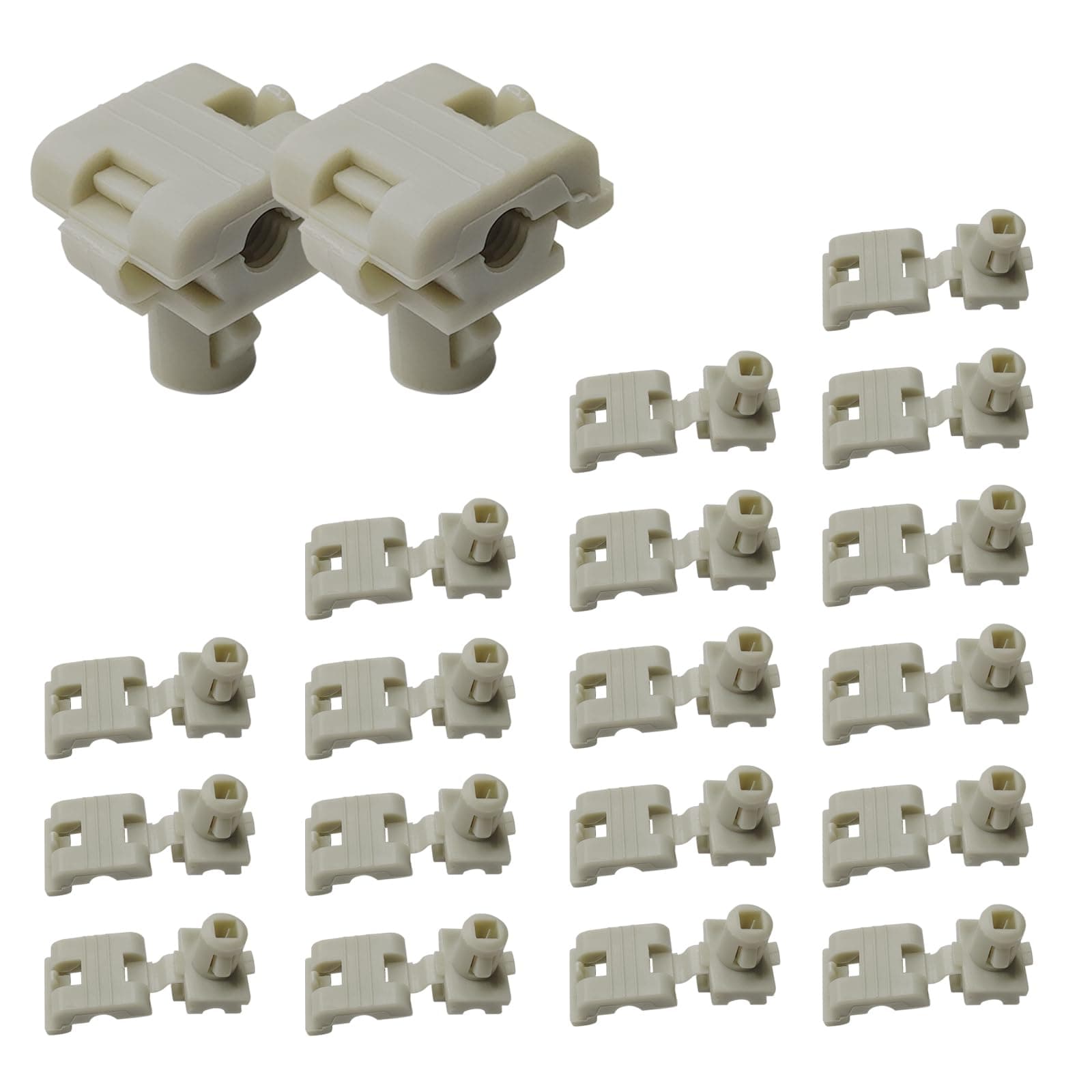 10PCS Car Door Lock Rod Clips, 5/32" Rod Tailgate Handle Rod Retainers, Door Lock Latch Clips Replace OEM#16629990 Compatible with Ford F150 F250 F350 Chevrolet Cadillac Buick