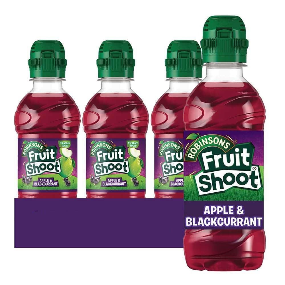 Fruit Juice, No Added Sugar, Apple & Blackcurrant, 275 ml, Pack of 24
