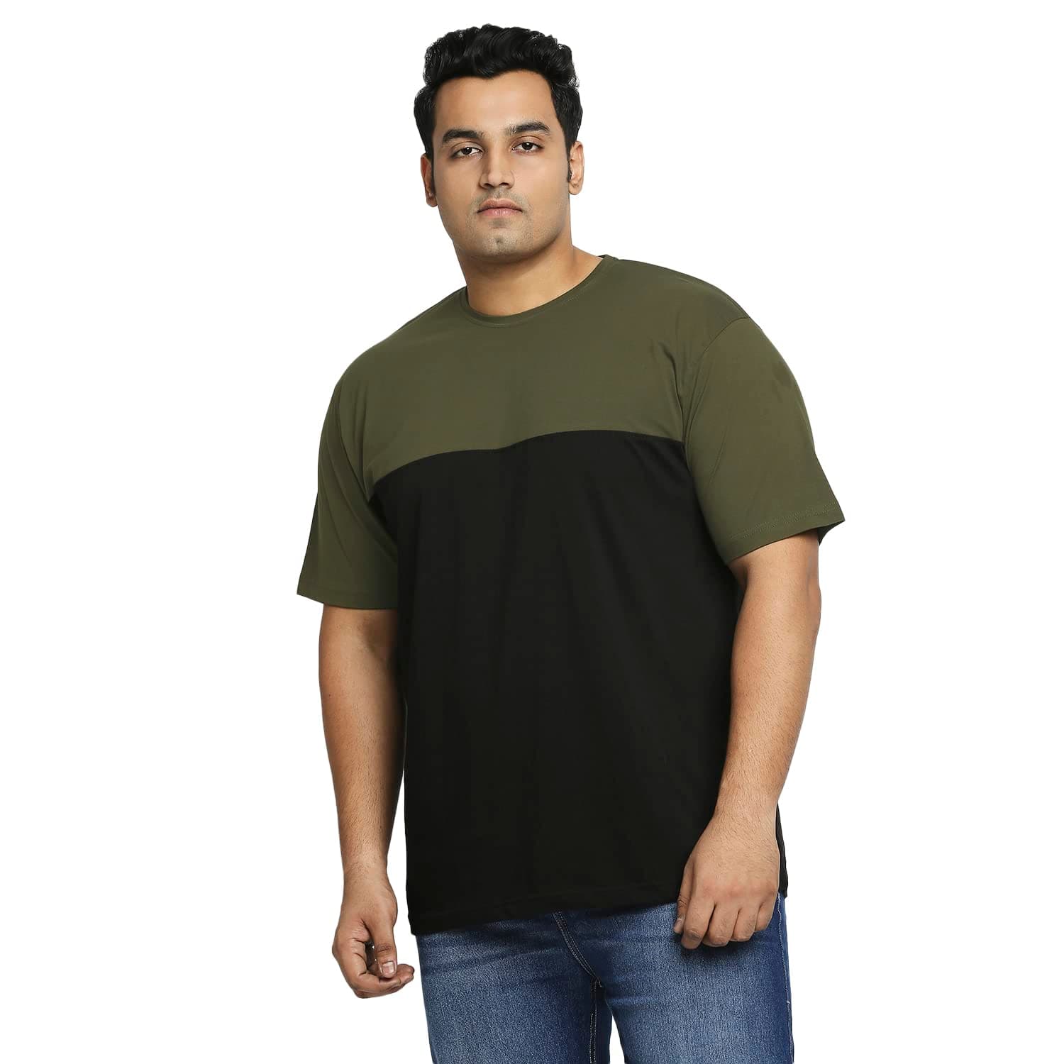 VAISHVIK Mens Plus Size T-Shirt