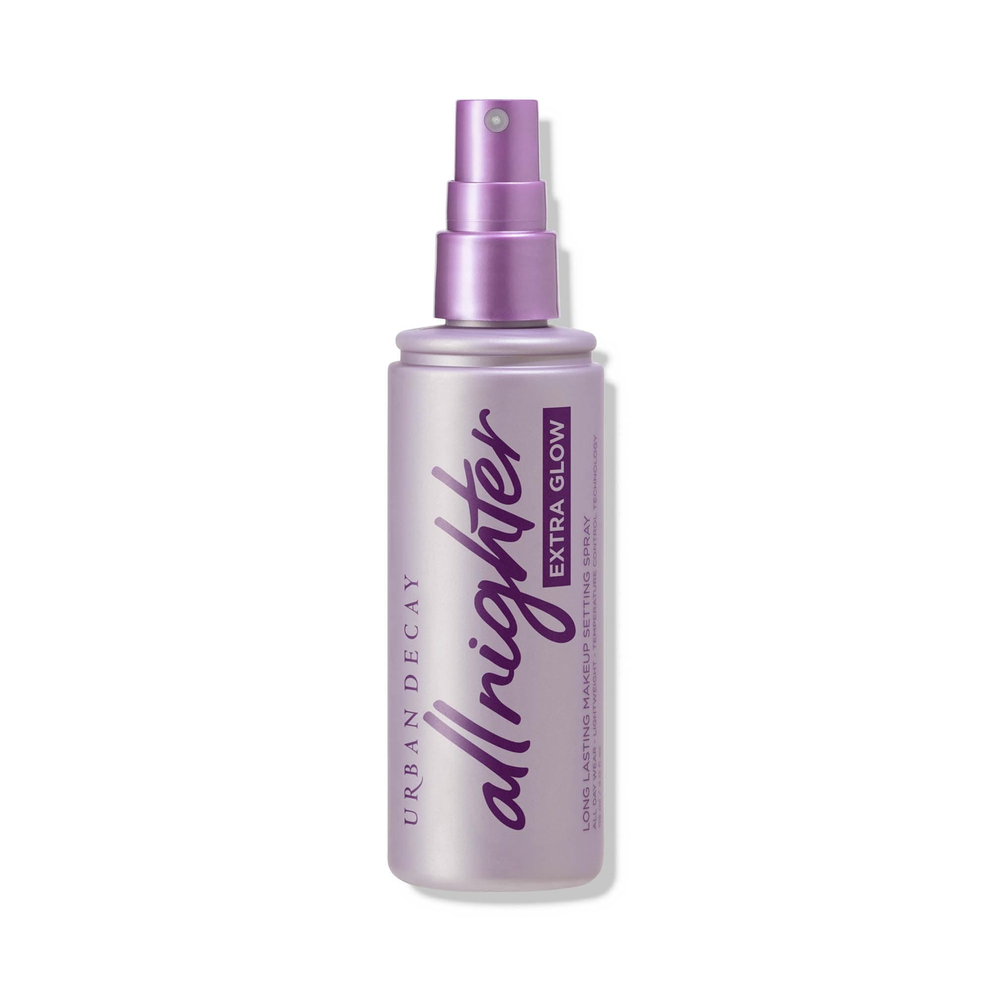 Urban Decay All Nighter Extra Glow Dewy Makeup Setting Spray for Face, Transfer-proof, Long-lasting 16 HR Wear, Hyaluronic Acid & Agave Extract, Radiant Finish, Oil-free, Paraben-free, Vegan - 4 fl oz