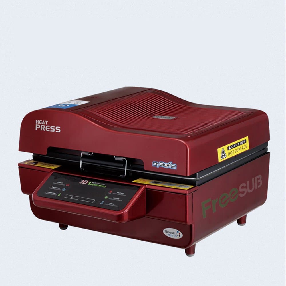 Sunmeta3D Sublimation Vacuum Heat Press Machine Heat Transfer Machine ST-3042 For Mug Sets (Red)