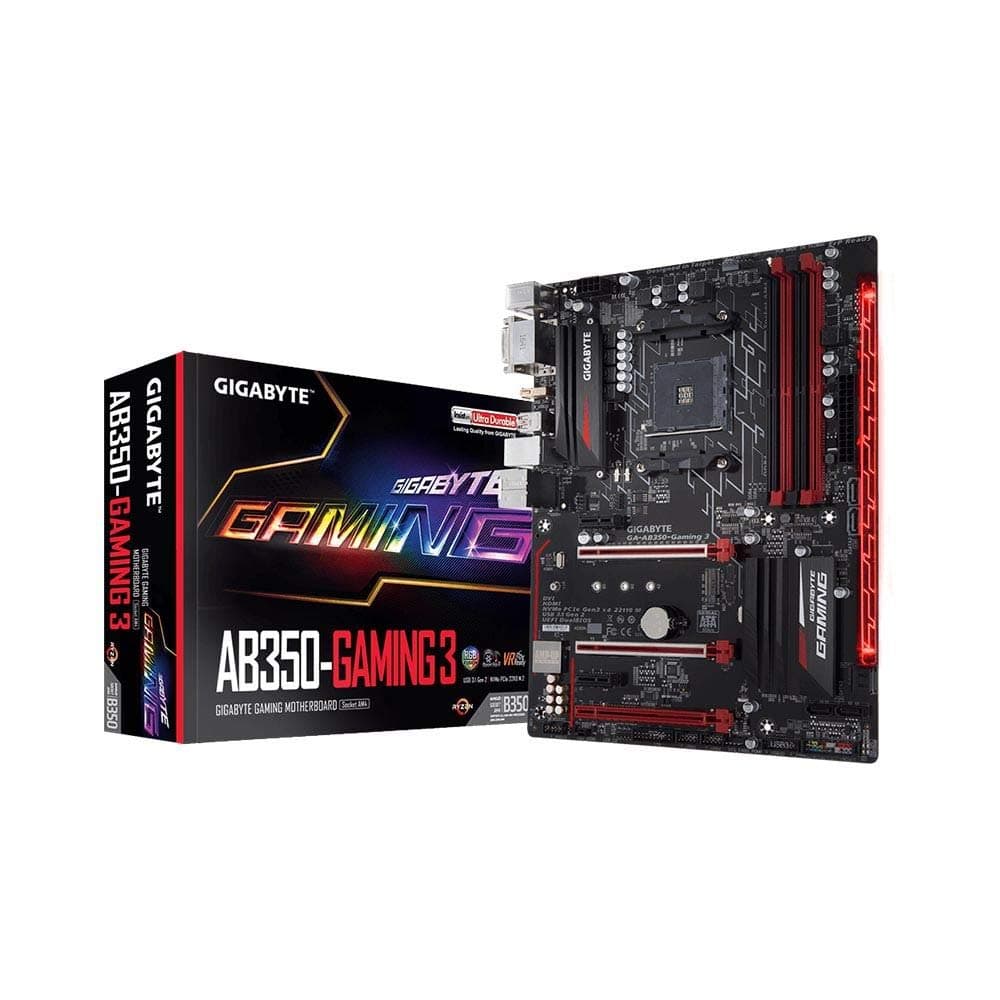 GigabyteAB350-GAMING 3 (Socket AM4/B350/DDR4/S-ATA 600/ATX)