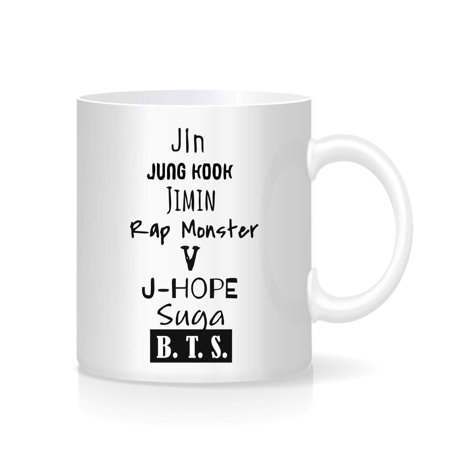 MCM3 - FMstyles Tudo de kpop BTS White Mug