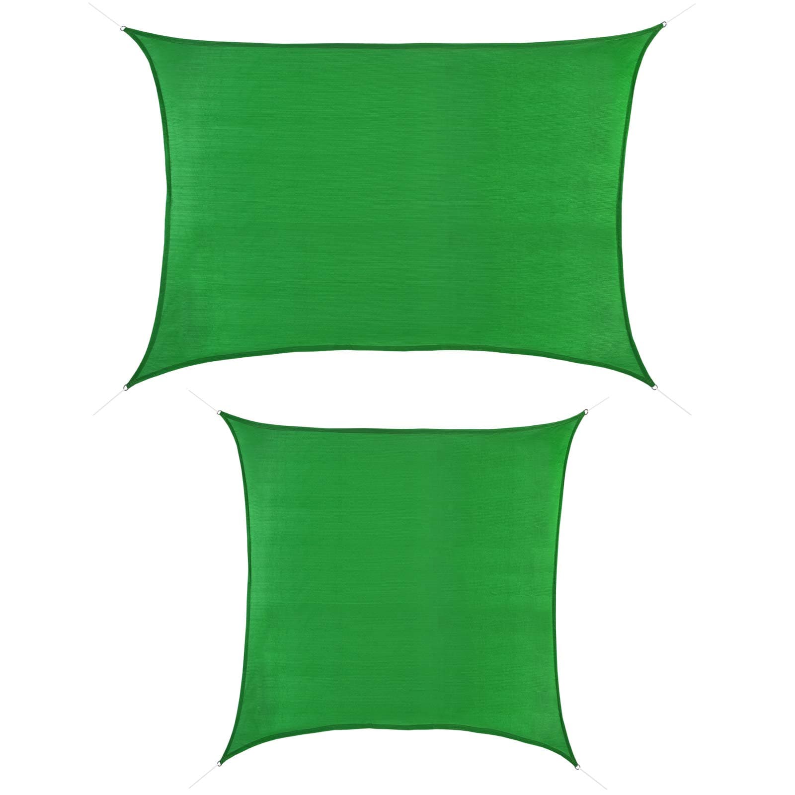 BB Sport Sun Shade Sail 3m x 5m Emerald Canopy Sunscreen Awning UV Block Sail HDPE Garden Patio PE Rope