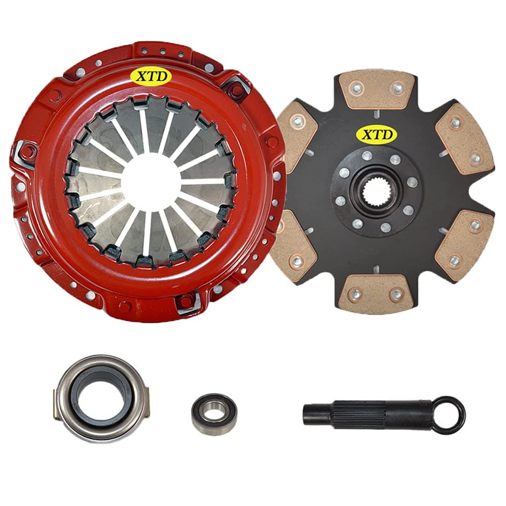XTD Stage 4 Clutch Kit Compatible With 1990-2002 Honda Accord / 1992-2001 Prelude / 1997-1999 Acura CL H22 H23 F22 F23 2.2L 2.3L