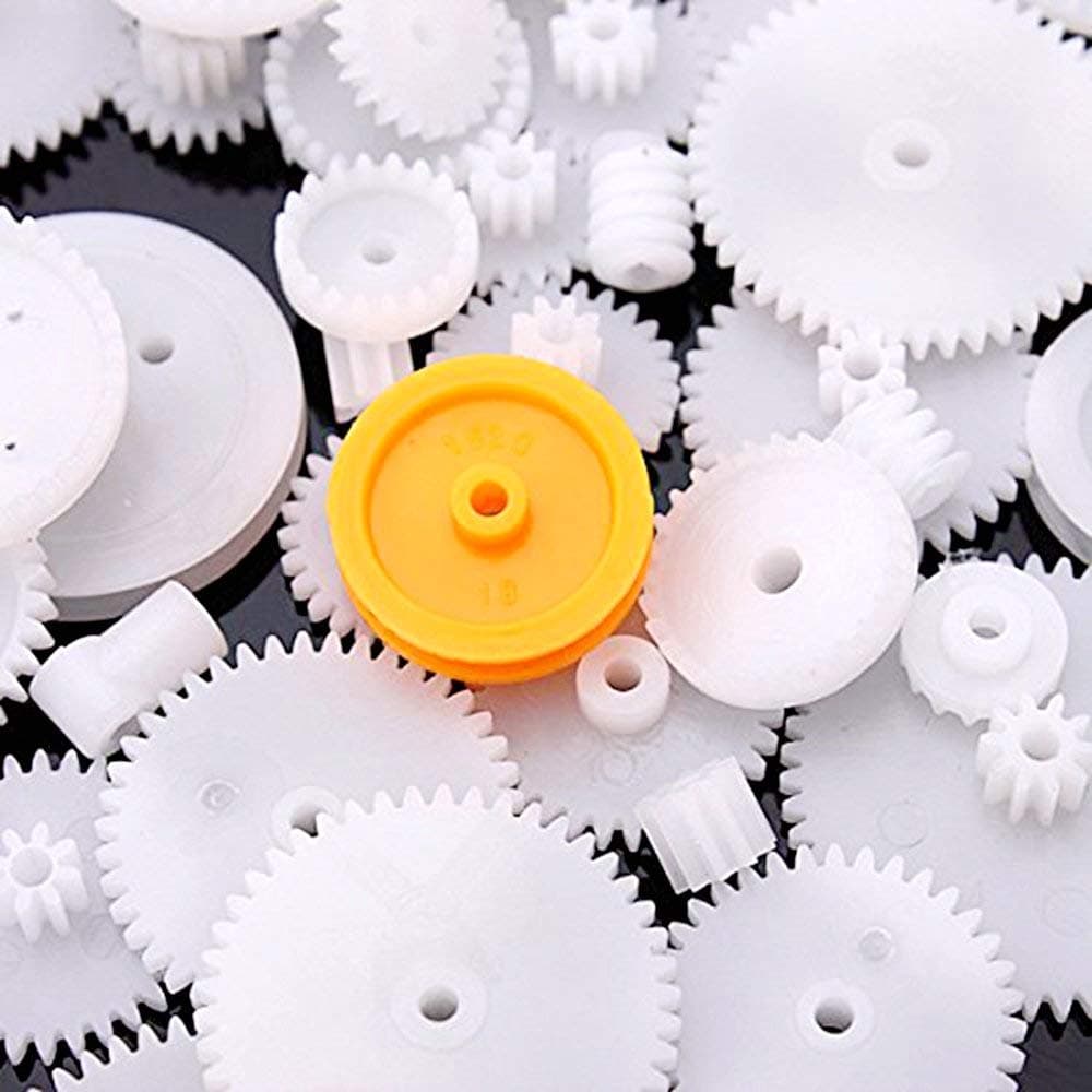 JISTL 75 Type Plastic Crown Gear Single Double Reduction Gear Worm Gear