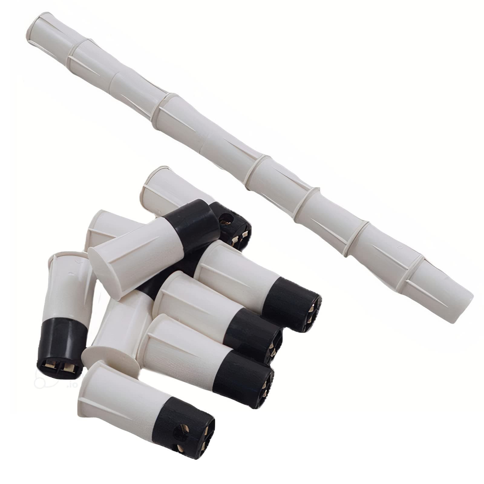 10/Pk White 3/8" Recessed Wired Door Window Sensor Alarm Switch Contact Terminal