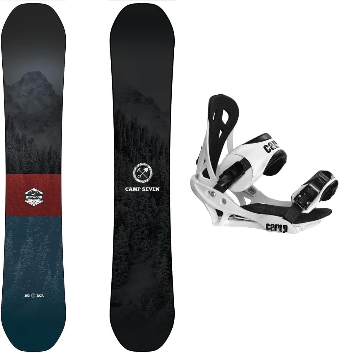 Camp Seven Redwood and Summit Men's Snowboard Package