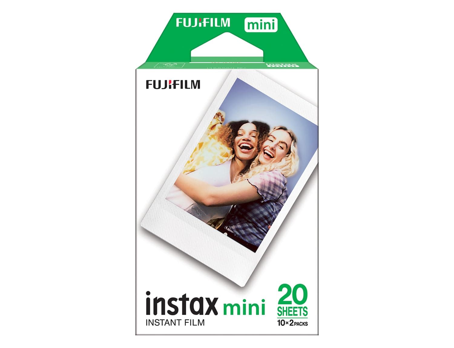 INSTAX mini instant film White Border, 20 shot Pack, suitable for all mini cameras and printers