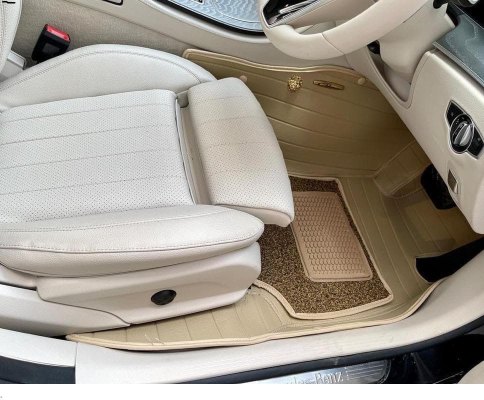 NEXTA 9D Premium Custom Fitted Imported Car Floor Mat for Mercedes-Benz -Benz A-180 - (Beige)
