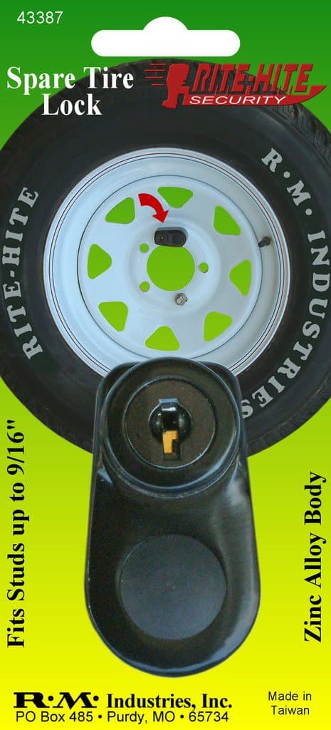 RITE-HITESpare Tire Lock Device - Prevent Theft, Protect and Secure Your Spare Tire, Great for Boat Trailers, RVs, SUVs and more