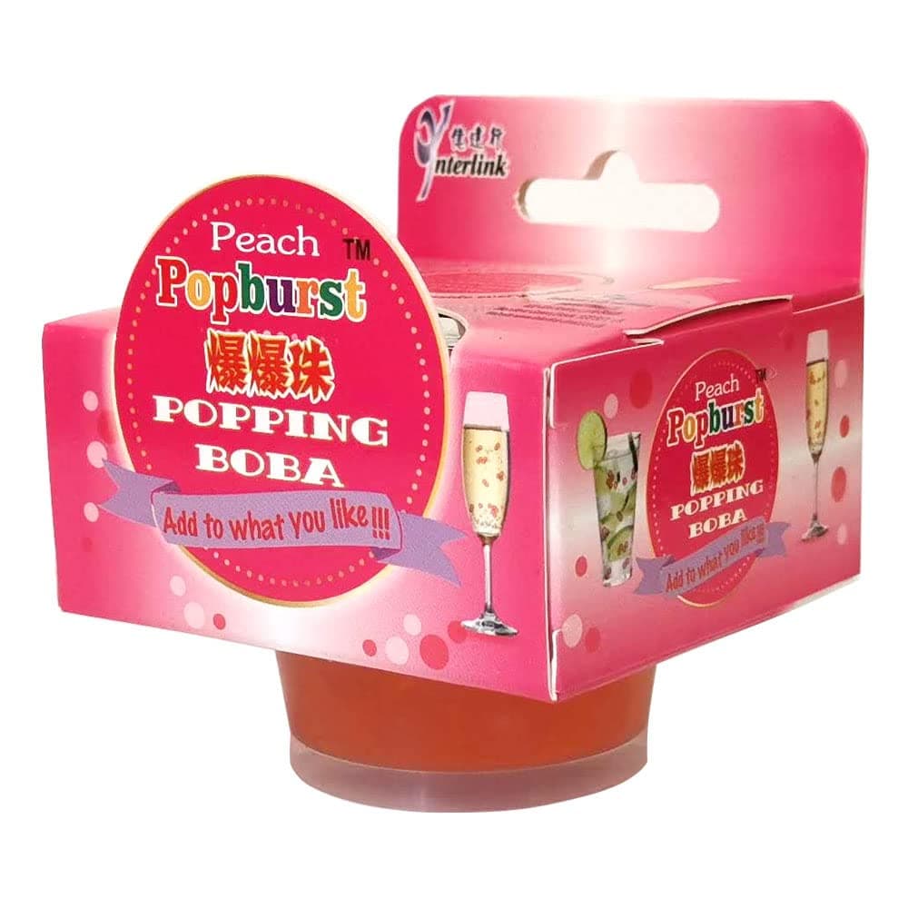 Popburst Popping Boba Peach Flavour 130g