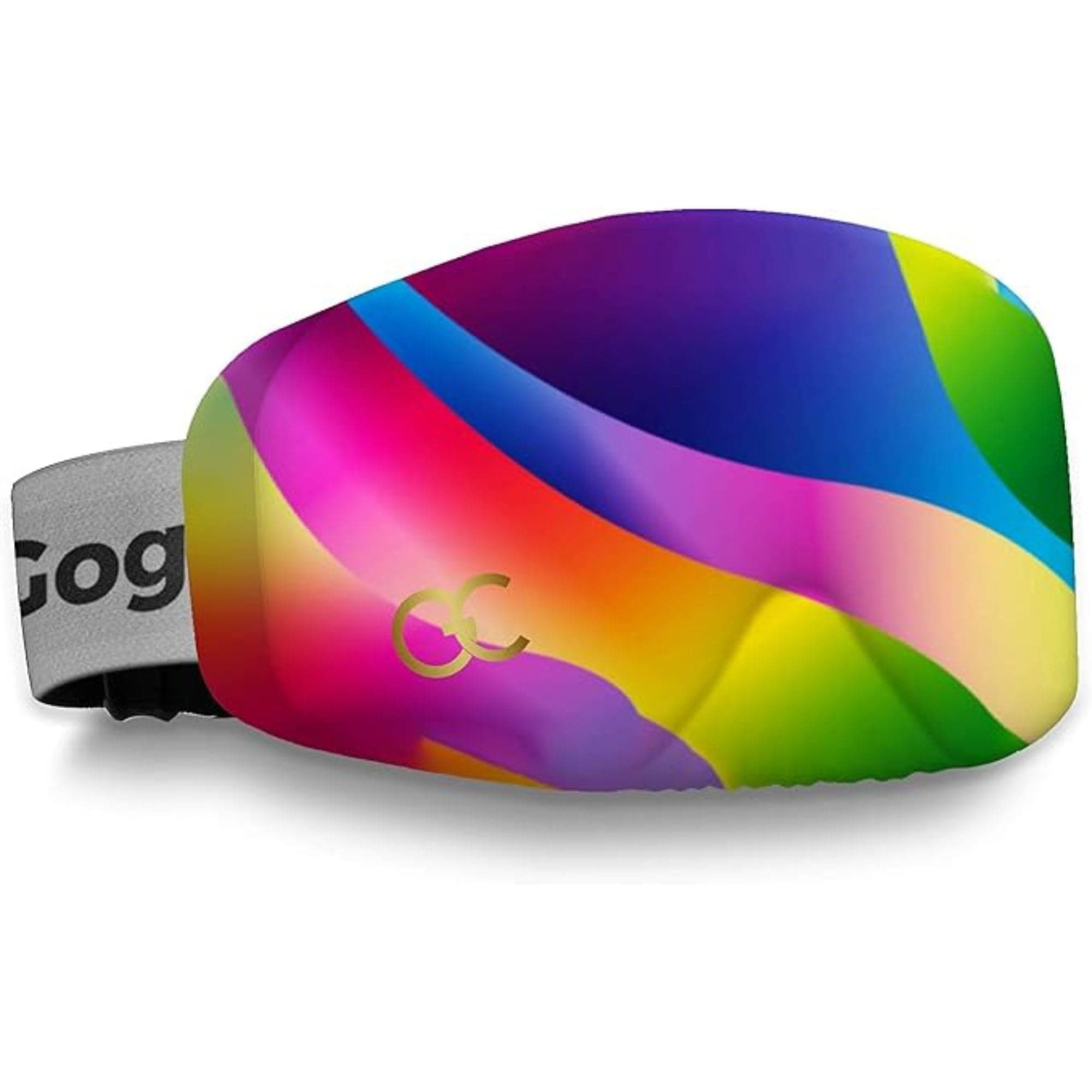 – Ski Goggles Protective Cover, Protective Goggle Cover Portable, Ski Goggle Cover Sleeve Anti-Scratch, Ski Goggles Accessories, Ski Equipment, Rainbow Flow Design