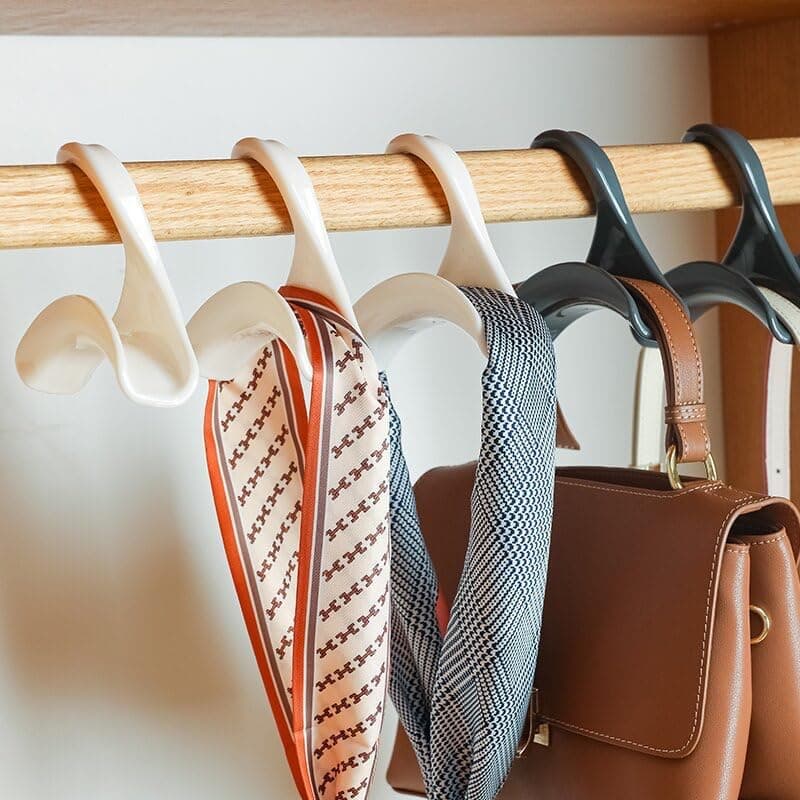 Bag hook 6PCS Purse Hanger Hook Bag Rack Holder - Handbag Hanger Organizer Storage - Over The Closet Rod Hanger for Storing and Organizing Purses | Great for Backpacks |Satchels | Crossovers