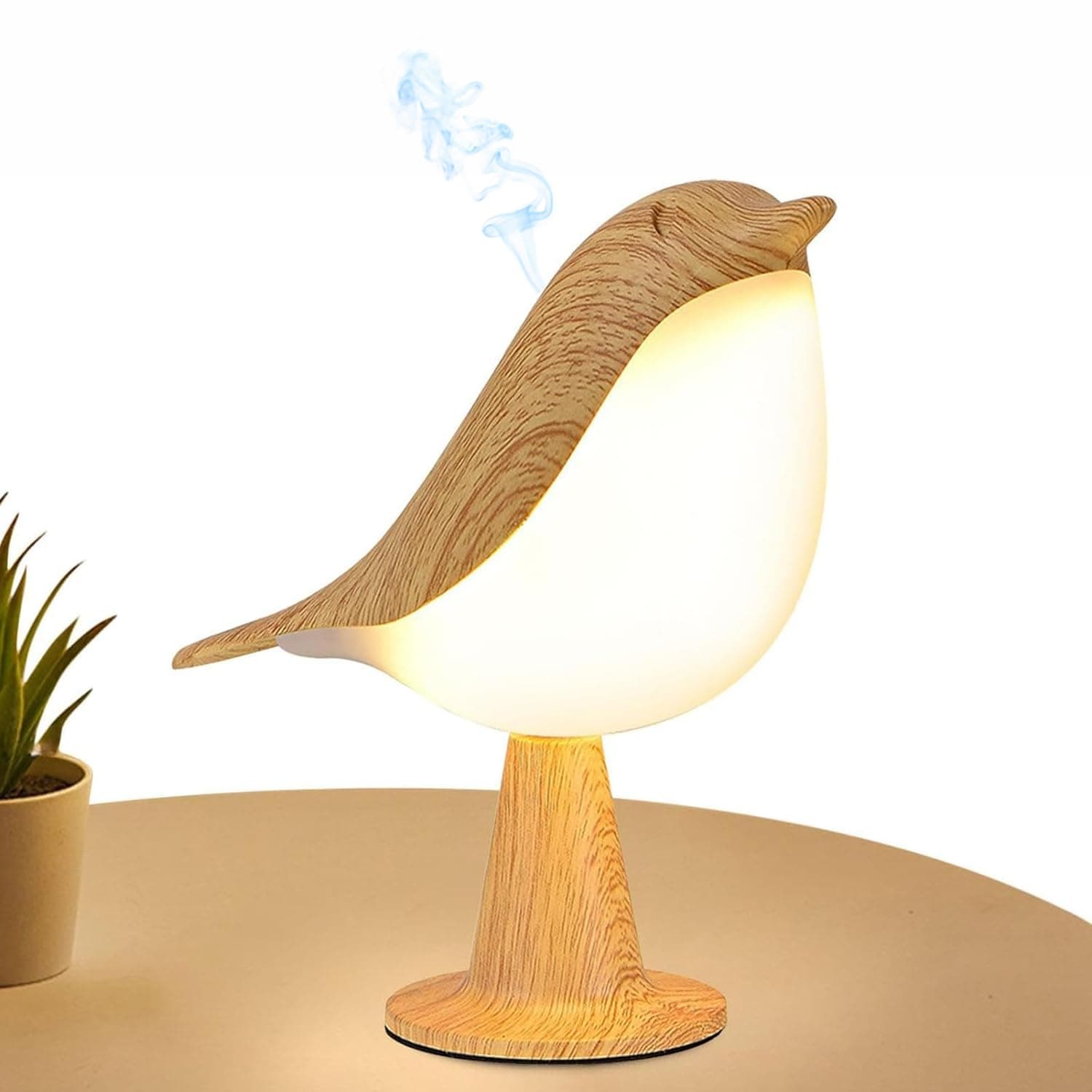 SPNOR Touch Control Table Lamp, Night Light, Bedside Lamps Nightstand Lamps, 3-Way Dimmable Light with Bird Shape, USB Rechargeable, Portable Desk Lamp LED for Baby, Kids, Bedroom, Home, Office etc