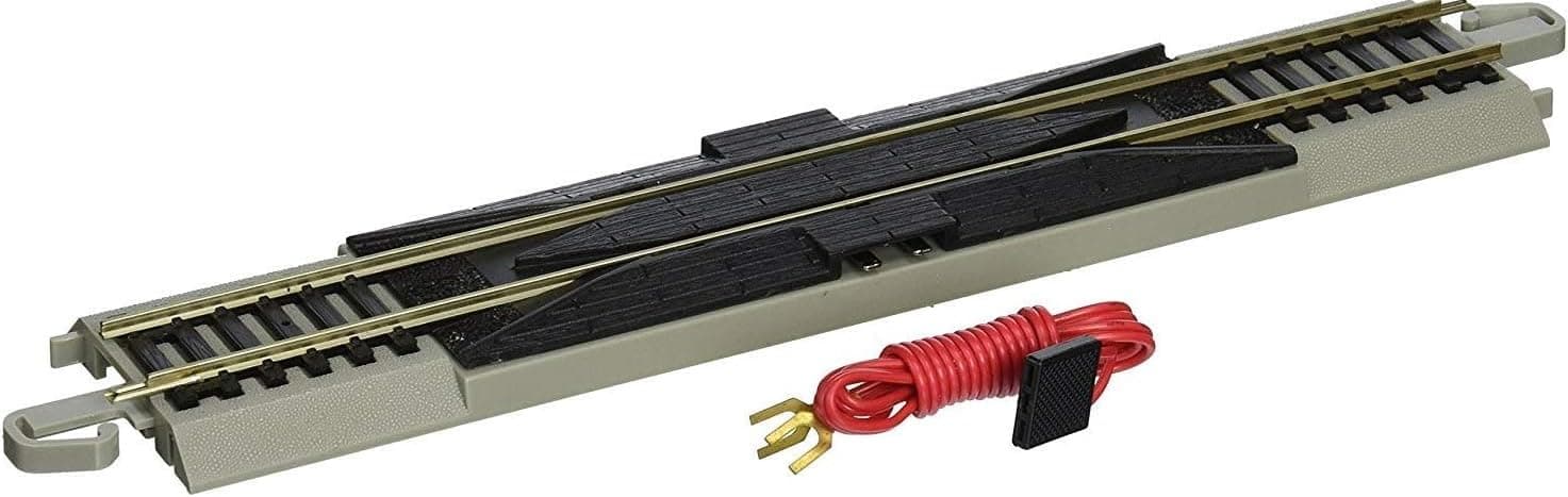 Bachmann Trains Snap-Fit E-Z Track 9” Straight Terminal Rerailer with Wire