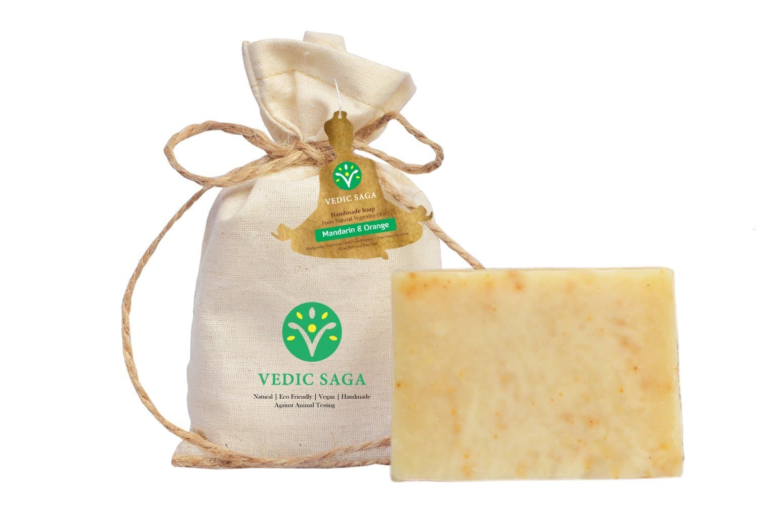 Vedic Saga Mandarin & Orange Handmade Soap