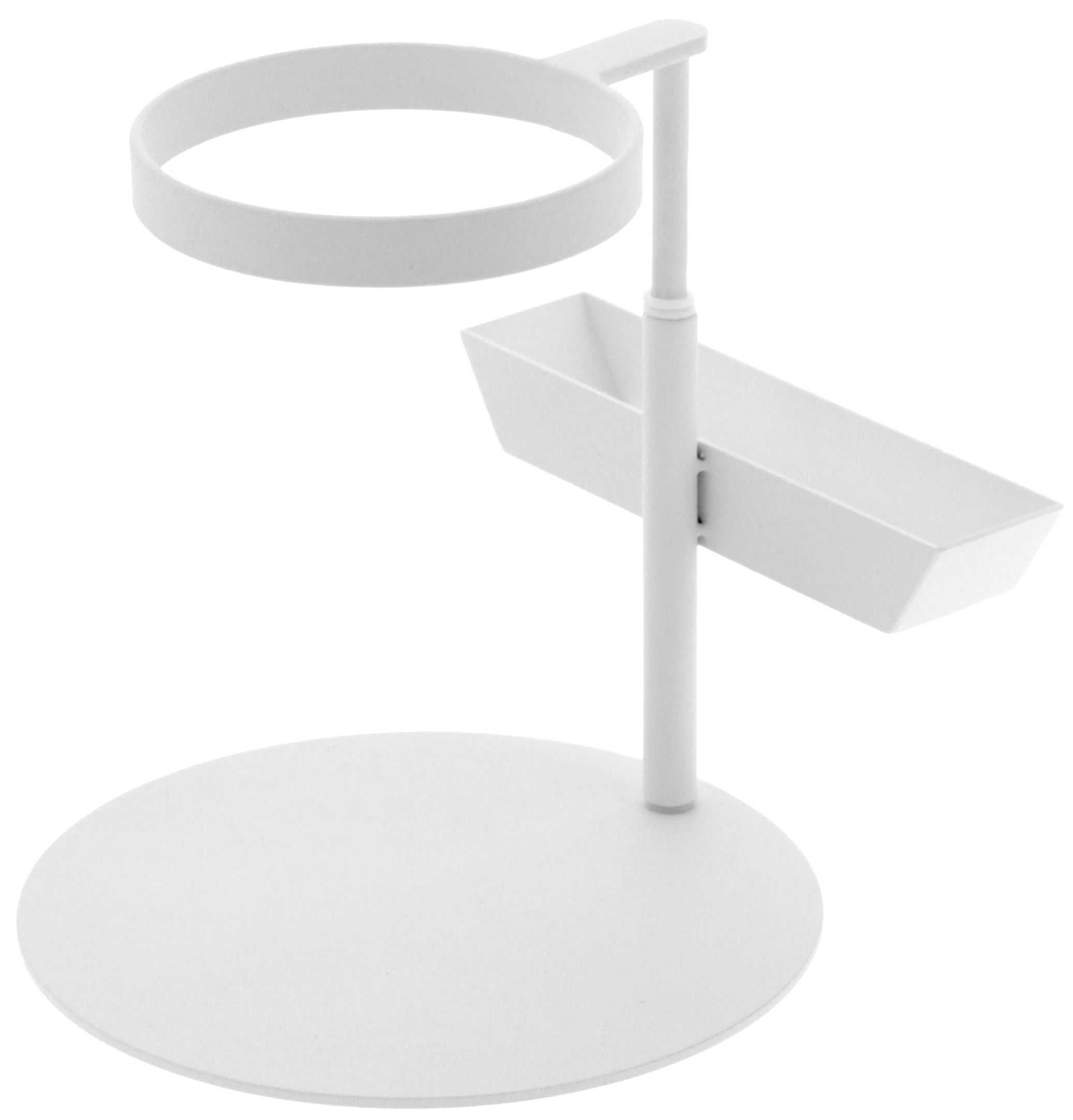 Yamazaki Home Pour-Over Dripper Stand-Manual Coffee Filter Maker, One Size, White