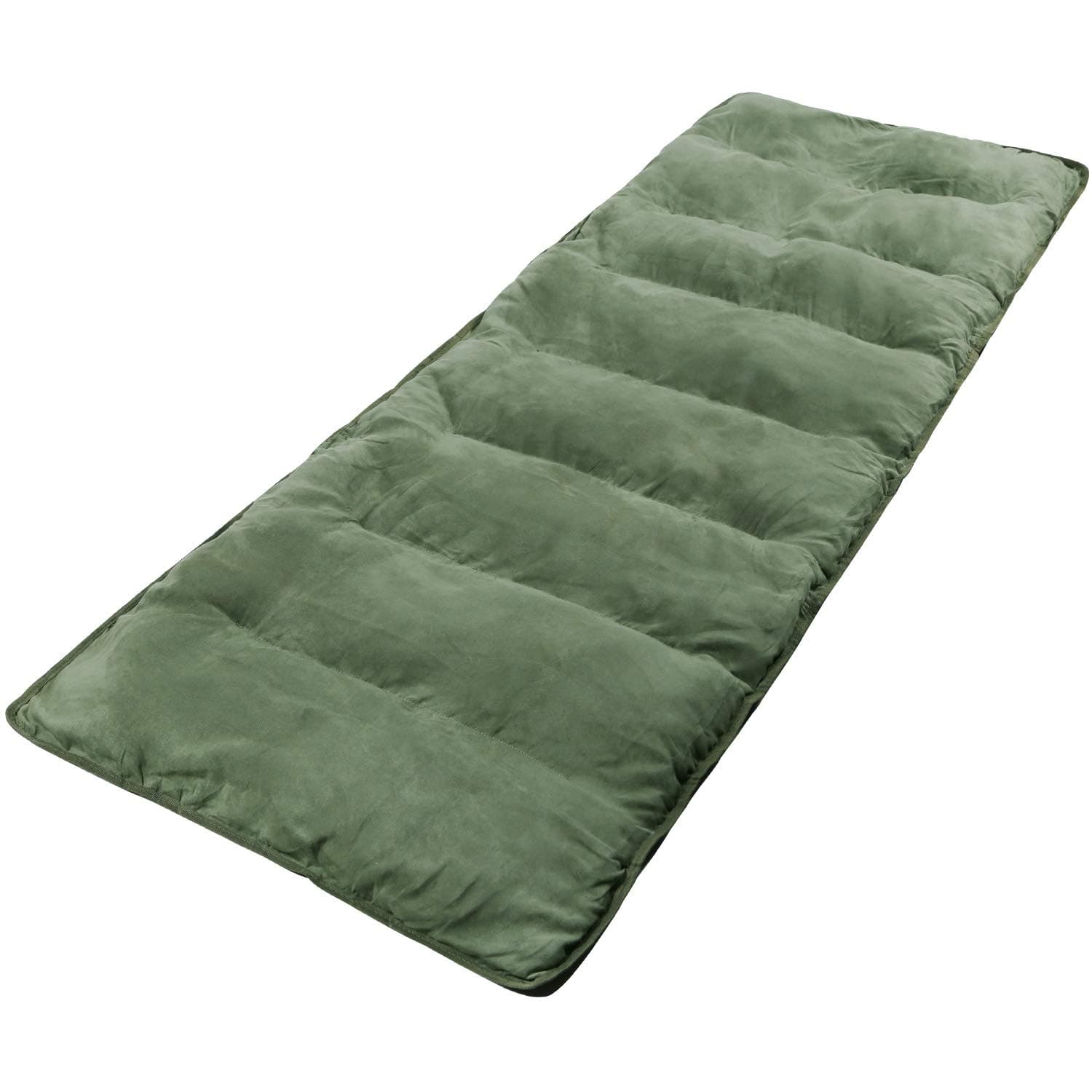 REDCAMP Folding Camping Cot Mattress, Soft Cotton Thin Sleeping Cot Pad Mat, 77"x29", Green