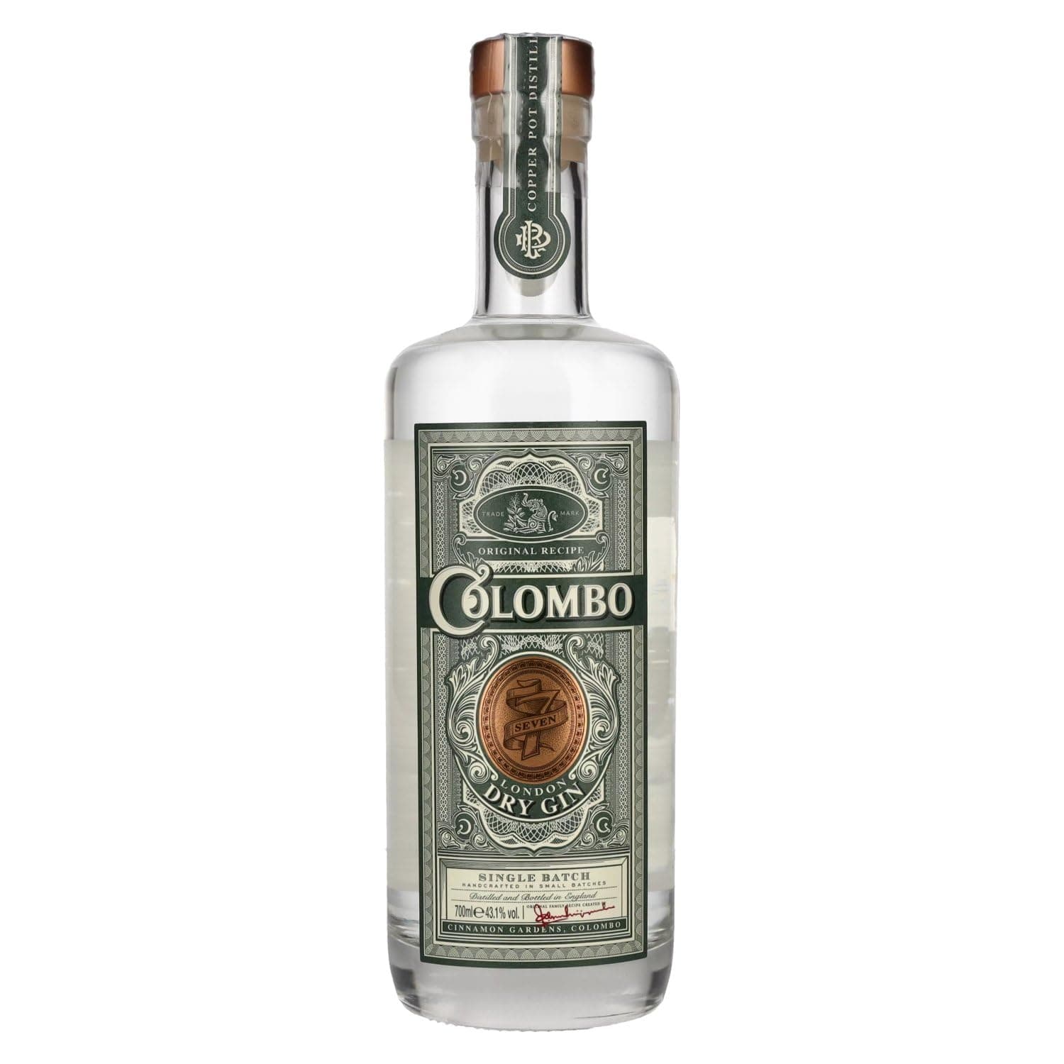 No.7 London Dry Gin, 70 cl - 43.1% ABV - Spiced Gin