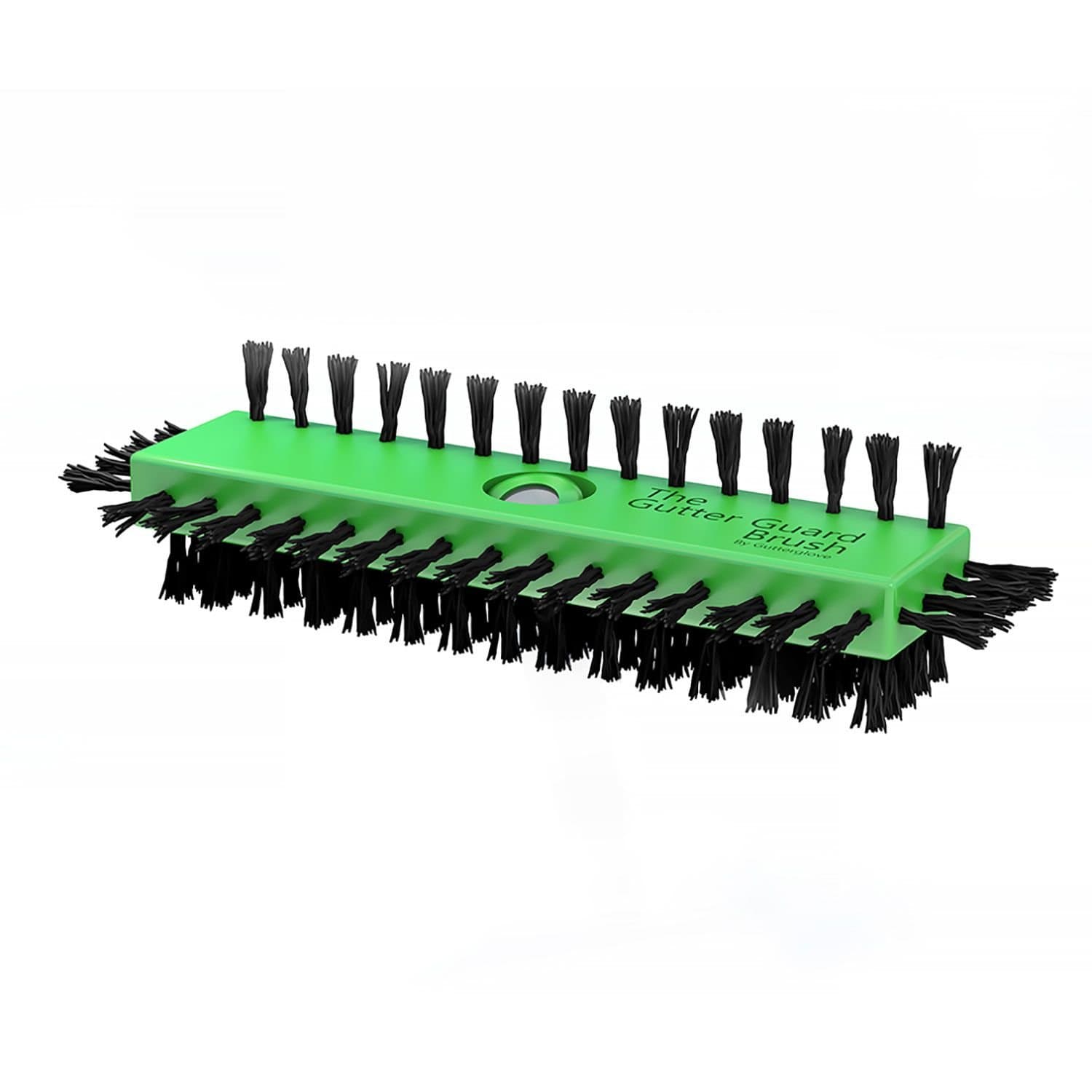 Gutter Cleaning Brush (11 Inch.) - Plastic, L Shape, Green & Black