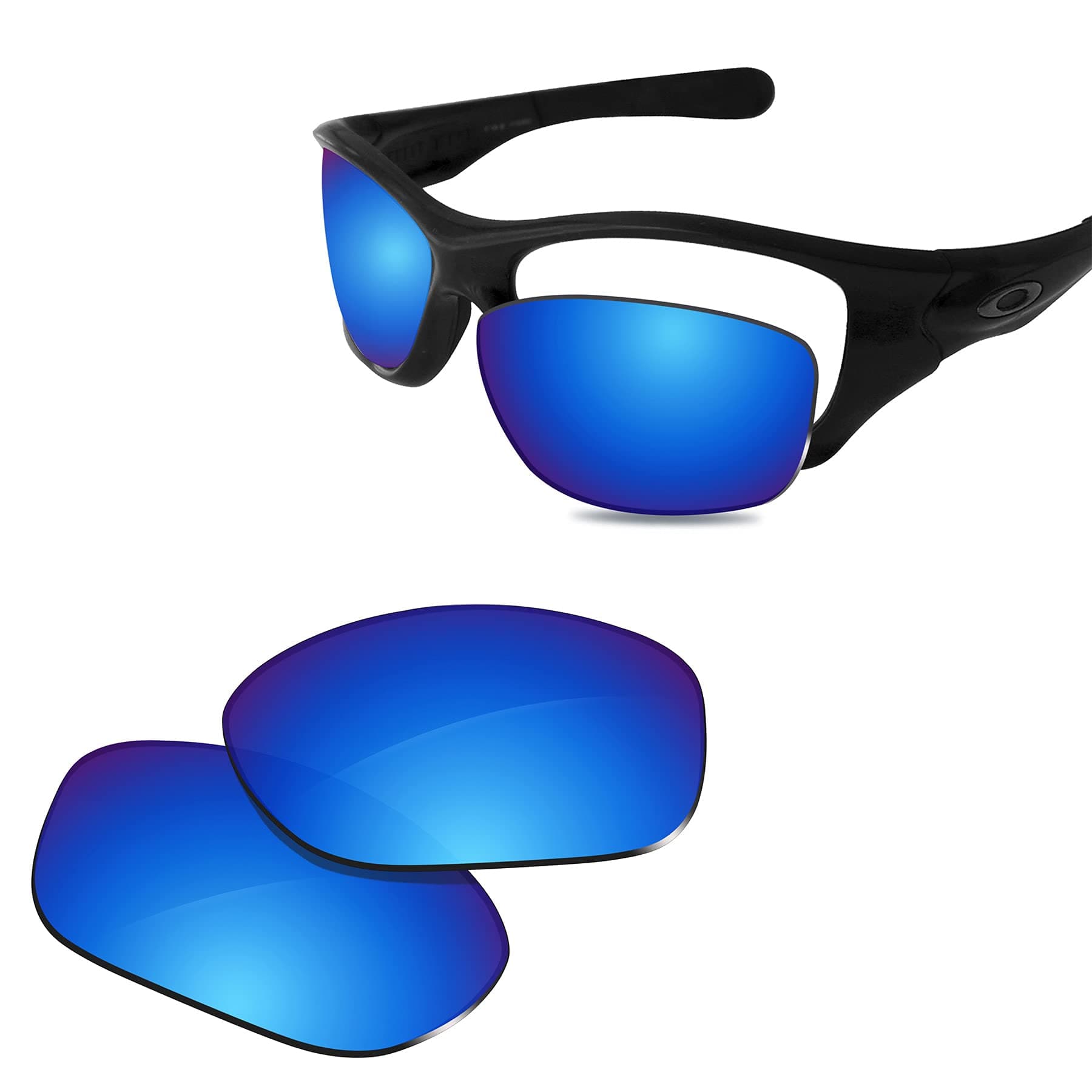 100% Precise-Fit Replacement Sunglass Lenses for Oakley Pit Bull OO9127 | Pit Bull Asian Fit OO9161