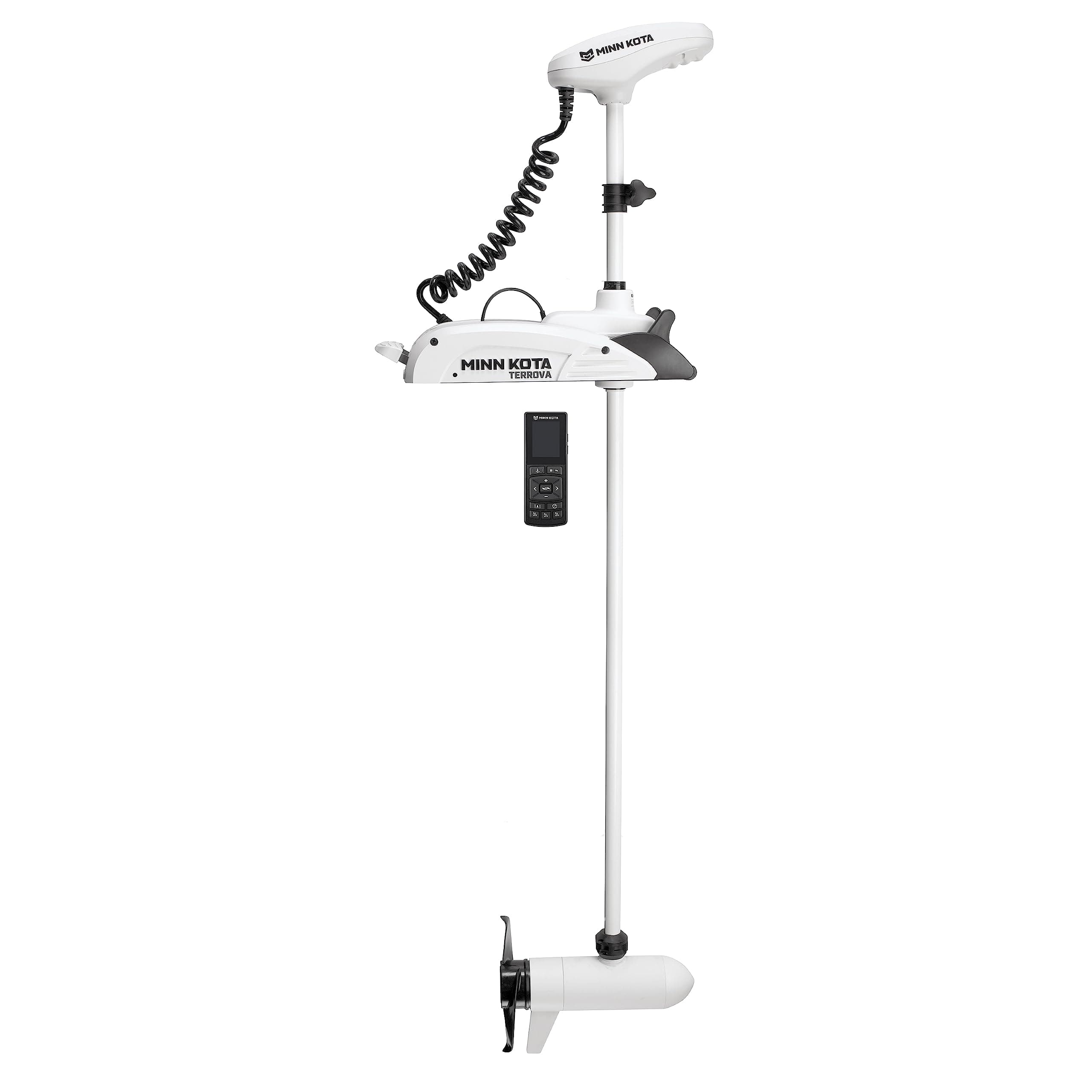 Minn Kota Riptide Terrova Bow-Mount Electric Trolling Motor with GPS, Spot-Lock – 80 Lb. Thrust, 60 in. Shaft, Saltwater