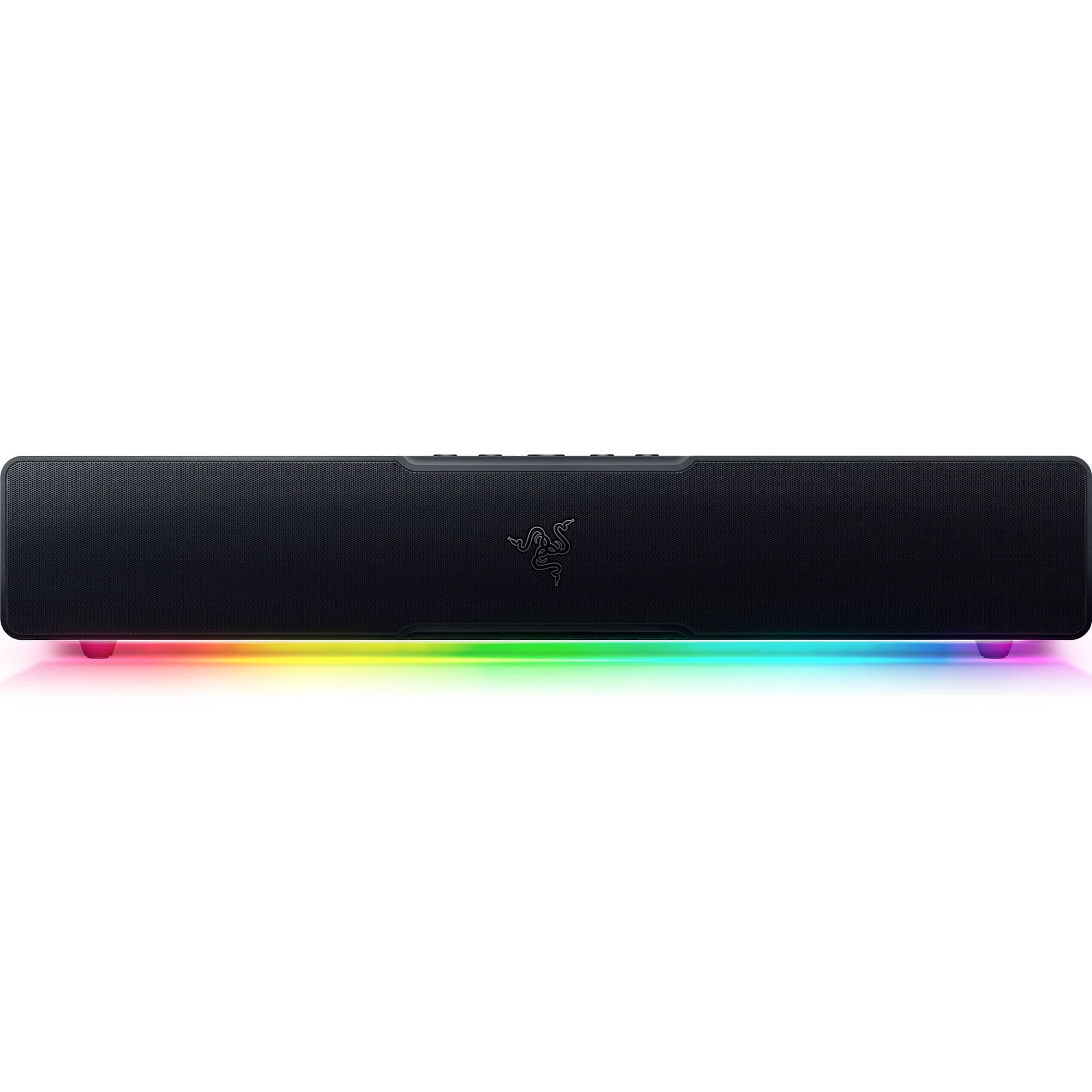 Leviathan V2 X PC Soundbar with Full-Range Drivers - Compact Design - Chroma RGB - USB Type C Power and Audio Delivery - Bluetooth 5.0 - for PC, Laptop, Smartphones, Tablets & Nintendo Switch