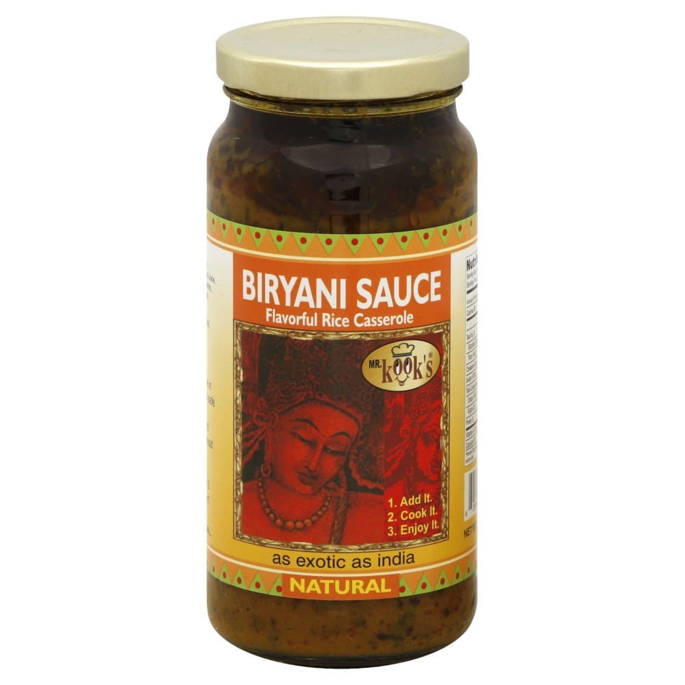 Mr Kooks Biryani Cooking Sauce, 16.5 Ounce -- 6 per case.