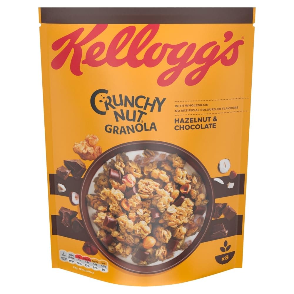 Kellogg's Crunchy Nut Glorious Oat Granola Hazelnut & Chocolate 13.4 oz (380 g)