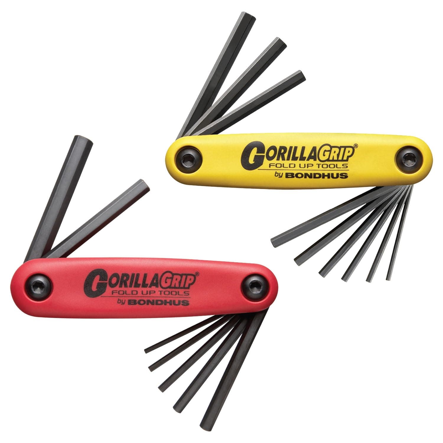 BONDHUS, GORILLAGRIP HEX FOLD UP Keys Twin Pack HF16, 12522
